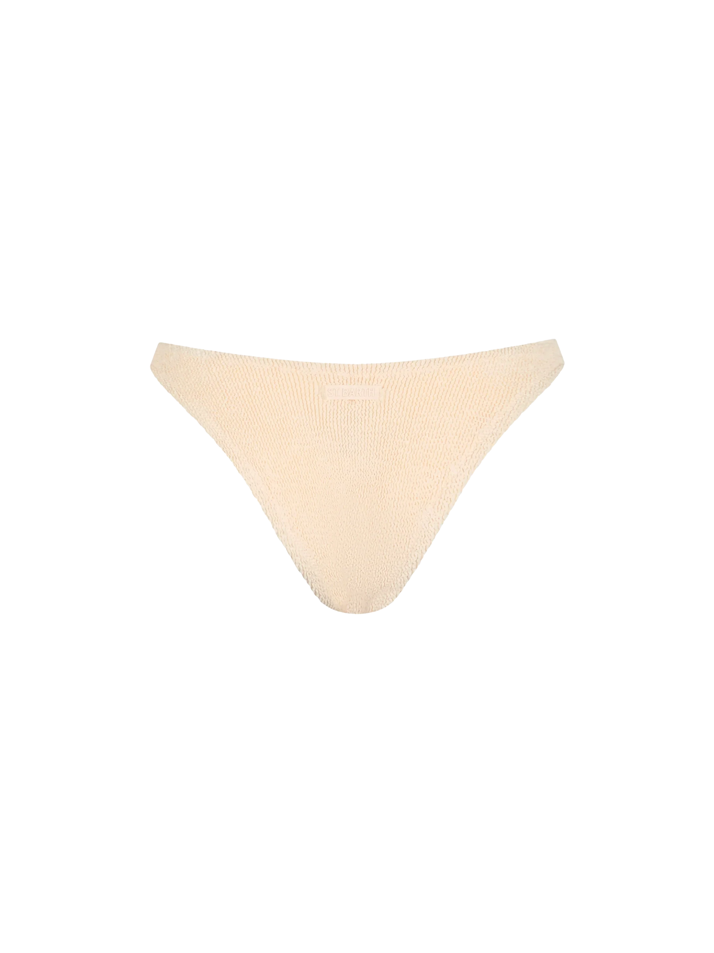 Woman beige classic crinkle swim briefs Elise
