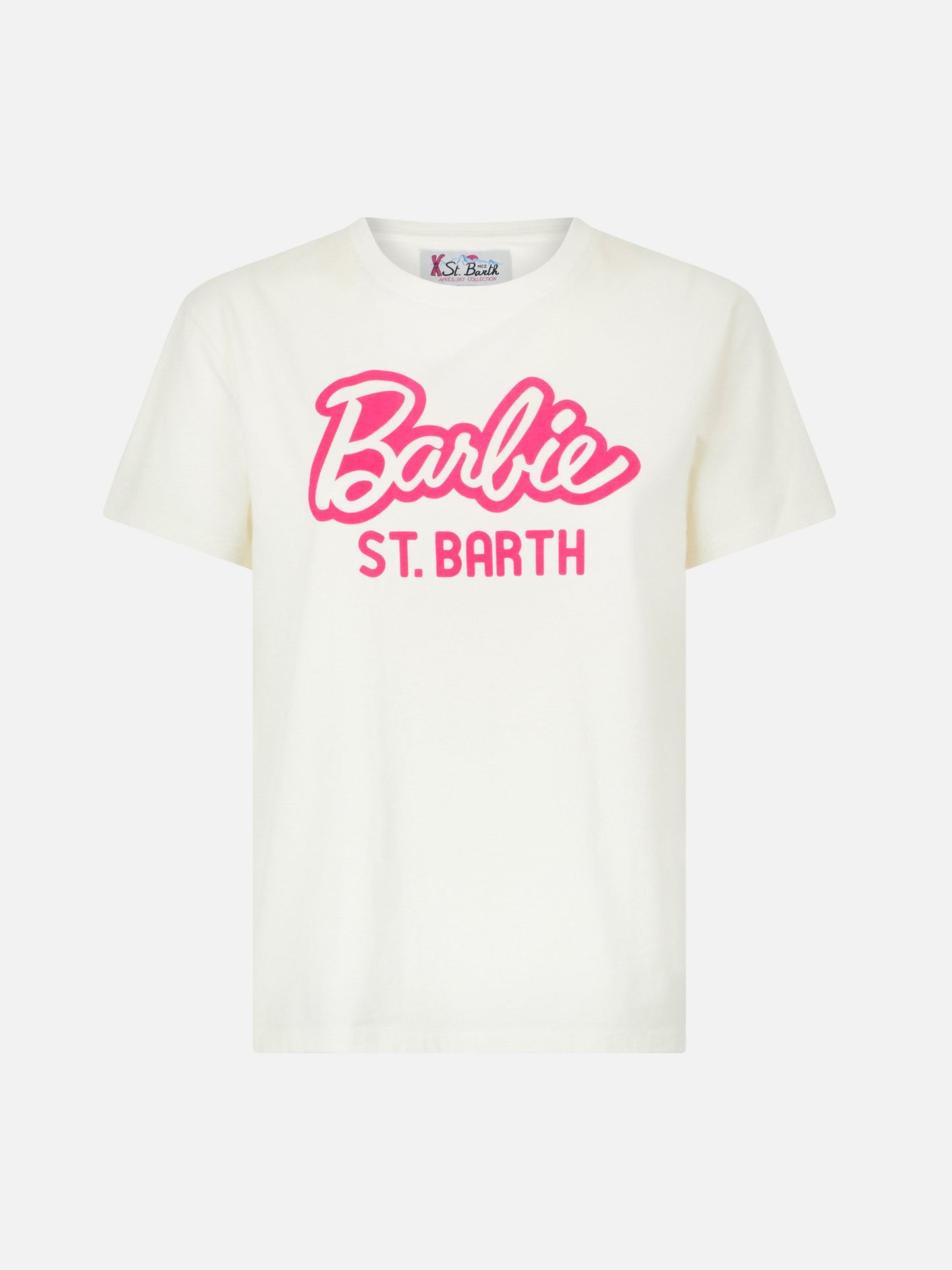 Woman heavy cotton t-shirt with Barbie St. Barth print | BARBIE SPECIAL EDITION