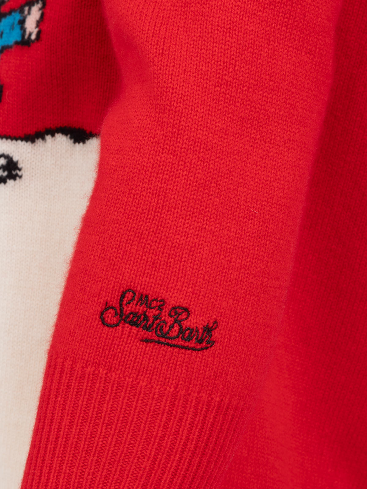 Man red sweater Heron with Peanuts jacquard | SNOOPY PEANUTS SPECIAL EDITION