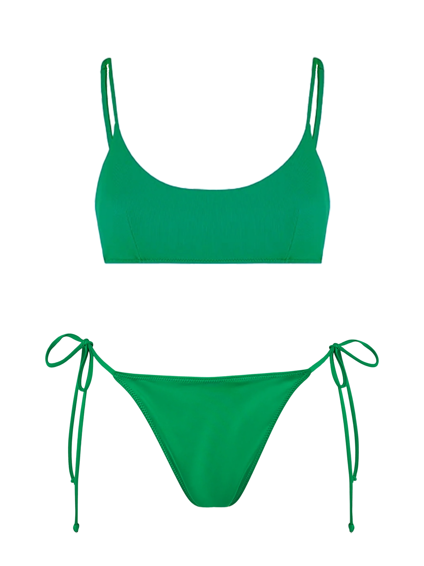 Woman green bralette bikini Judy Marielle