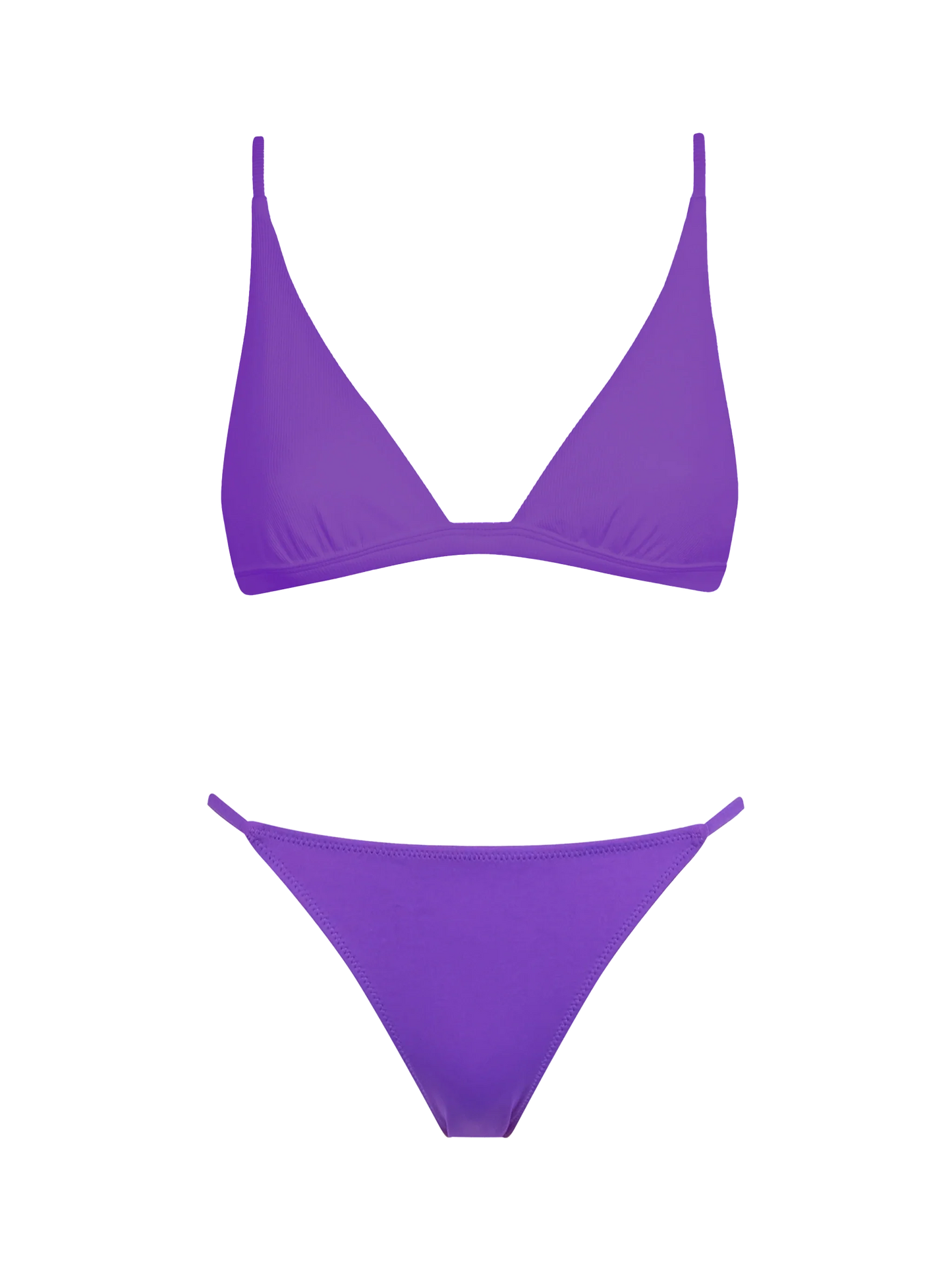 Woman purple triangle bikini Rylie Jodene
