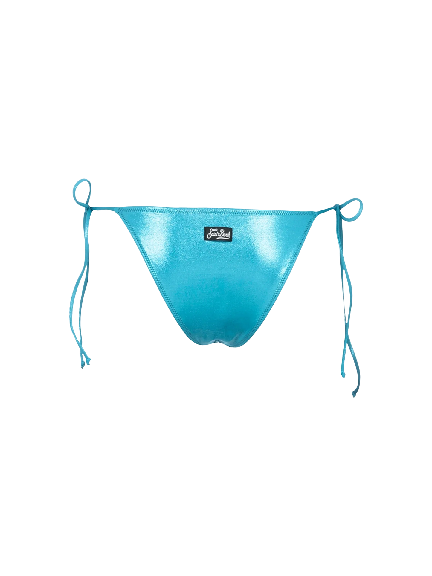 Woman lamina teal classic swim briefs Marielle