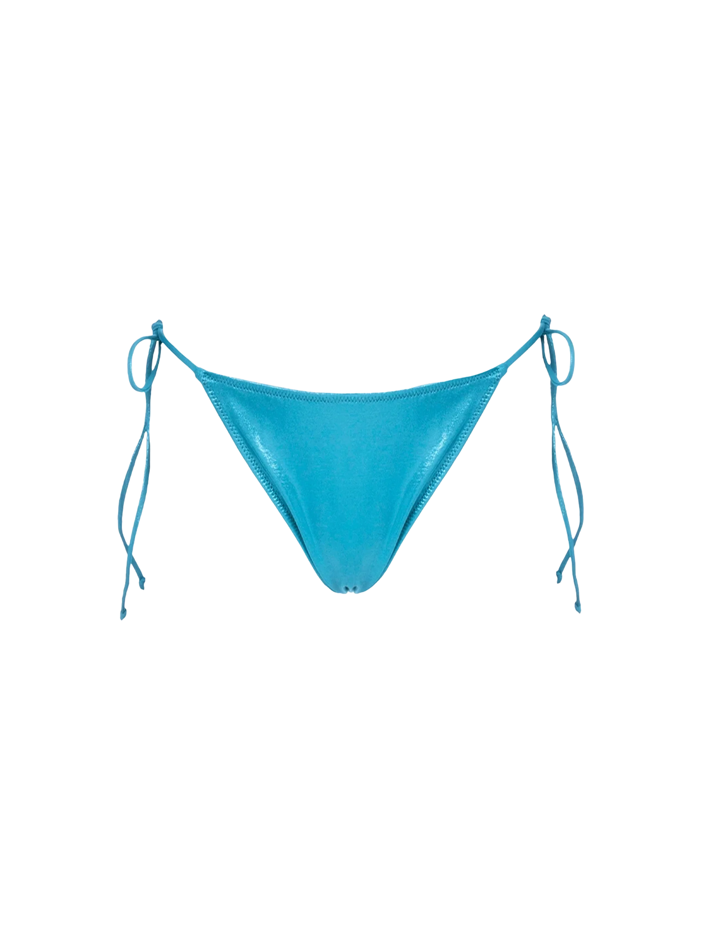 Woman lamina teal classic swim briefs Marielle