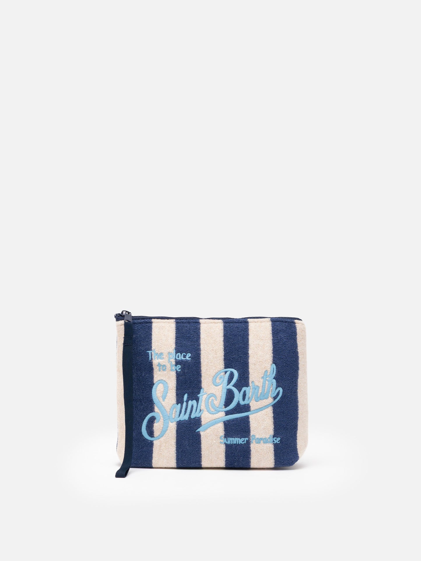 Aline striped embossed terry pochette - MC2 Saint Barth