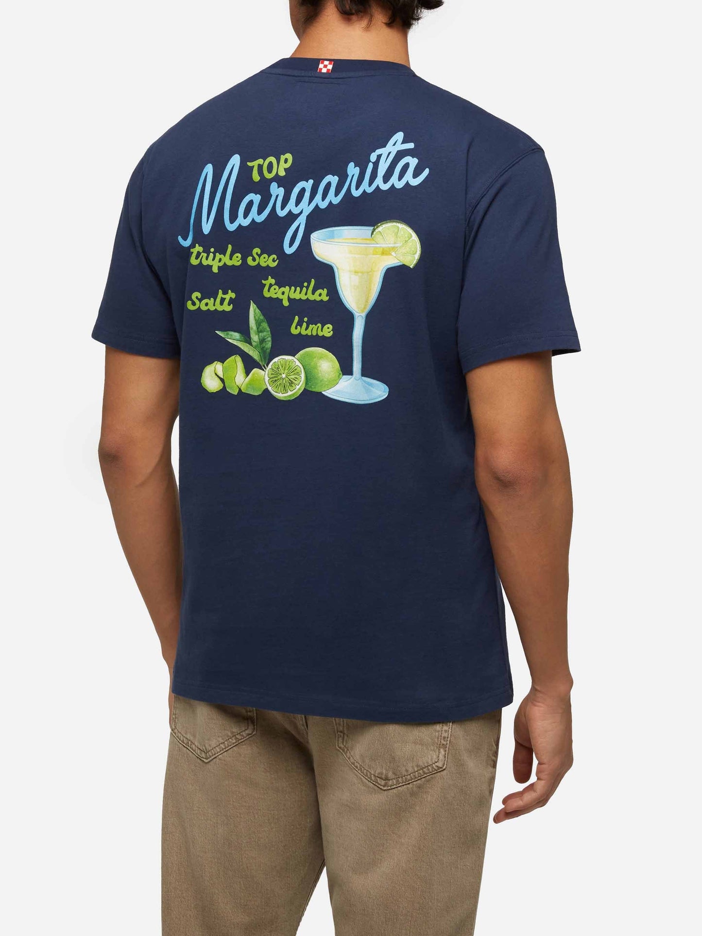 Winter cotton t-shirt Arnott with Margarita print