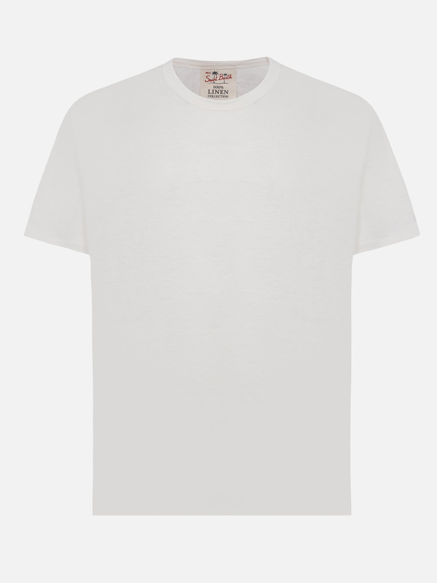White linen jersey t-shirt Ecstasea