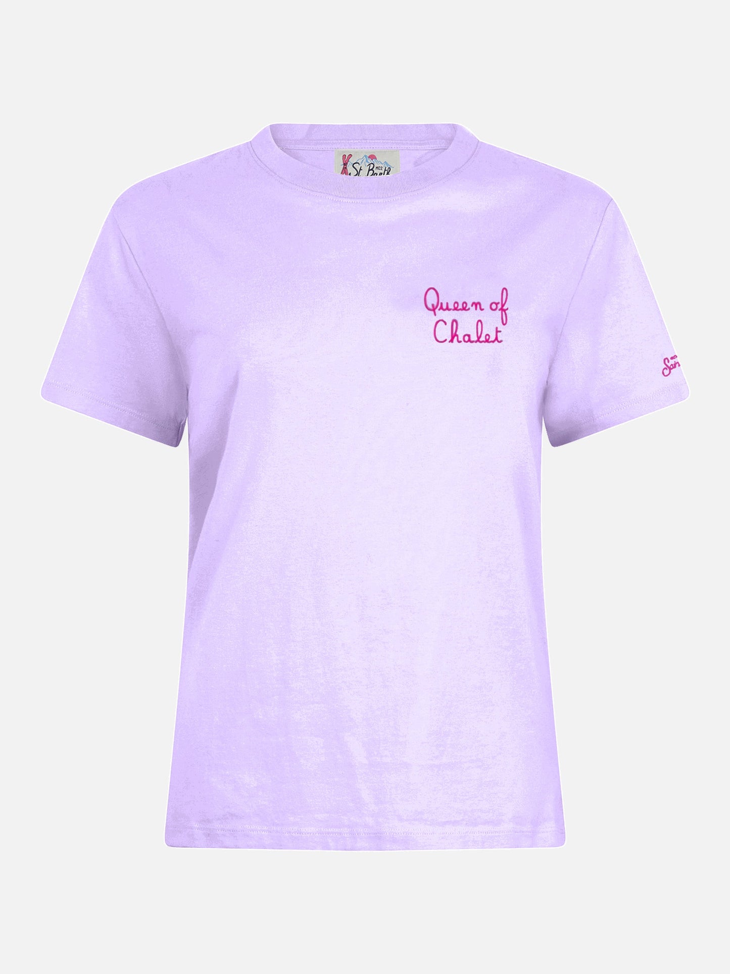 Winter cotton t-shirt Emilie with Queen of Chalet embroidery