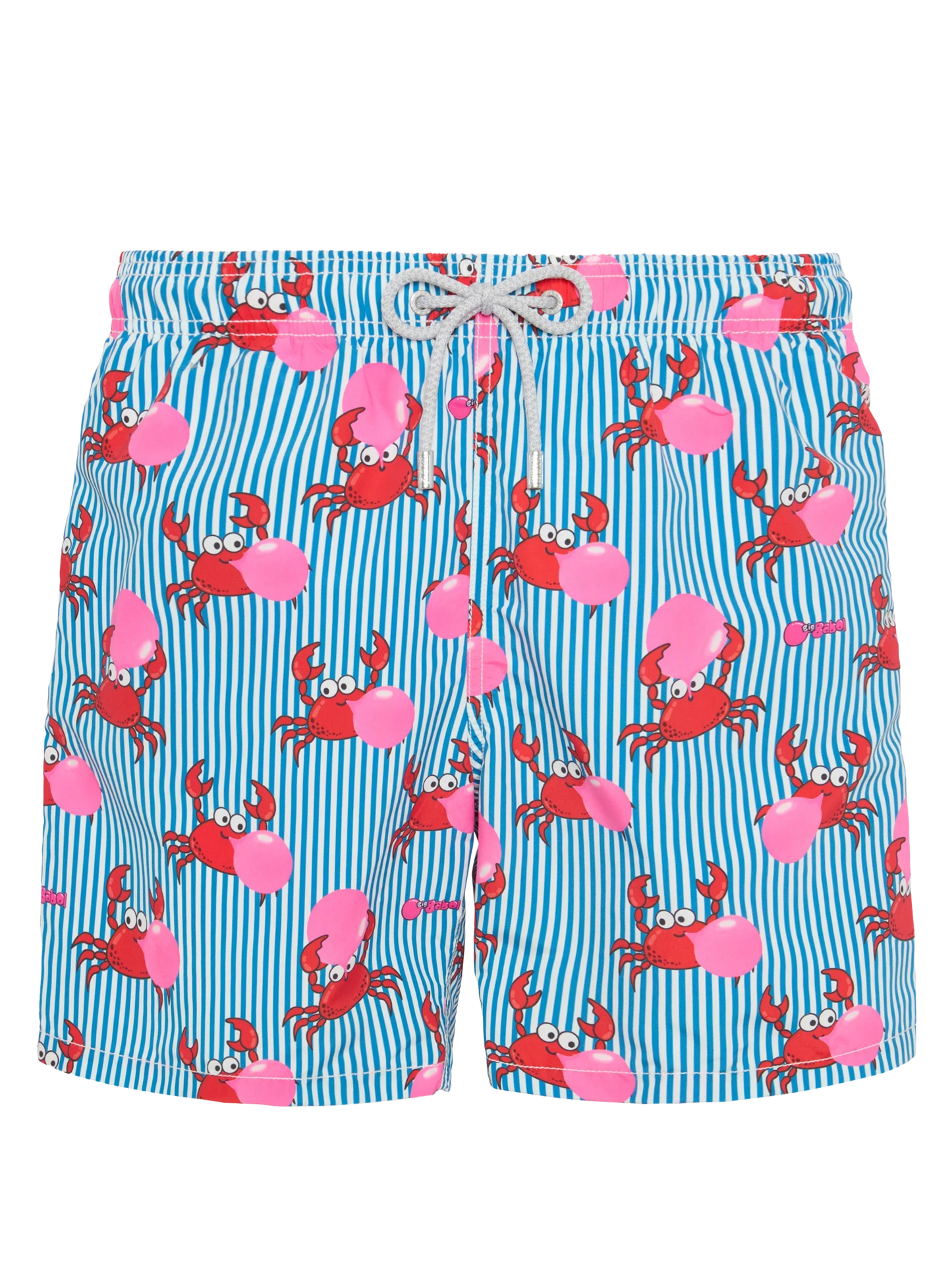 Mid-length Gustavia swim-shorts with Big Babol crab print | BIG BABOL SPECIAL EDITION
