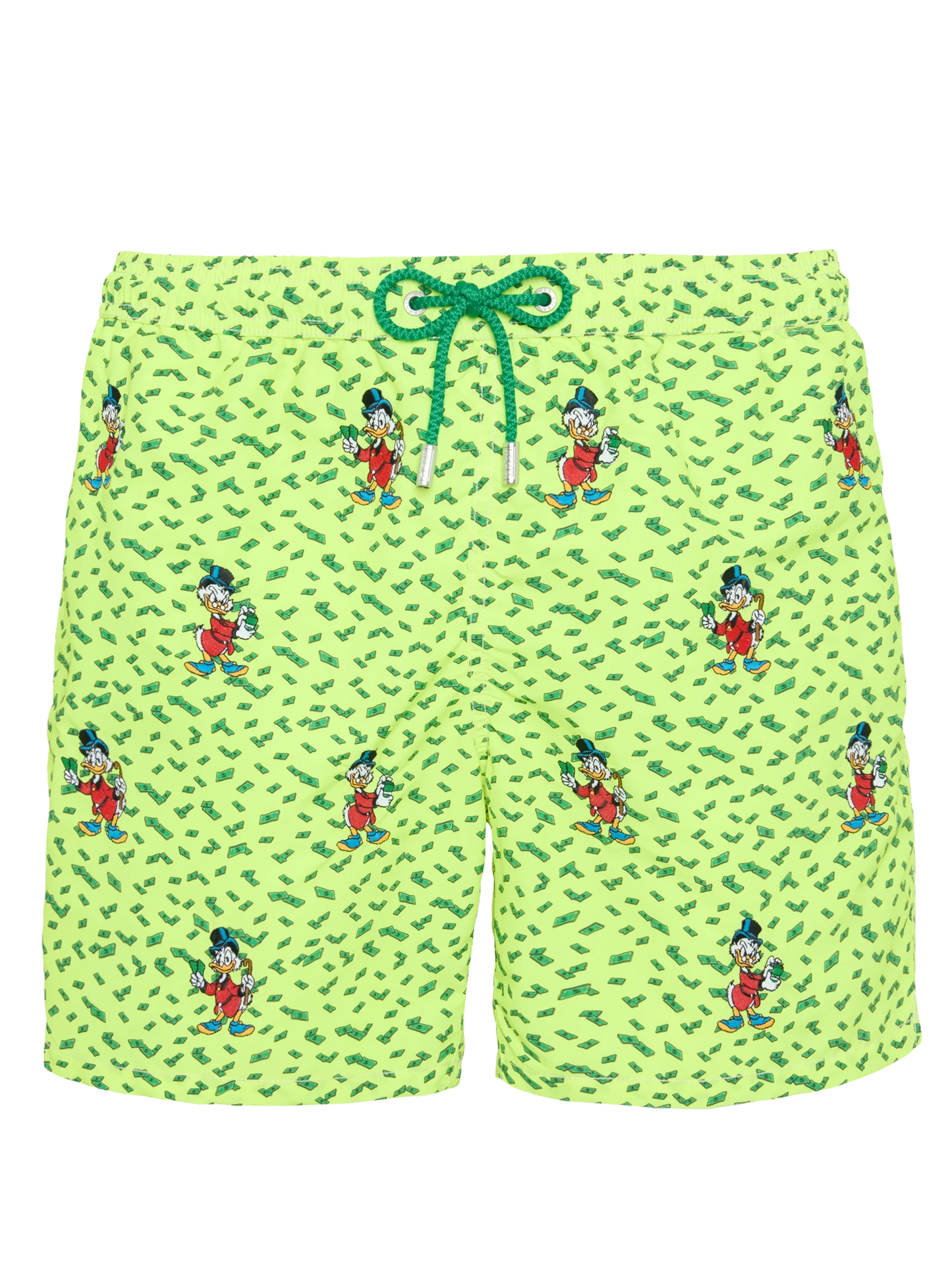 Mid-length striped Gustavia swim-shorts with Scrooge embroidery | DISNEY® SPECIAL EDITION