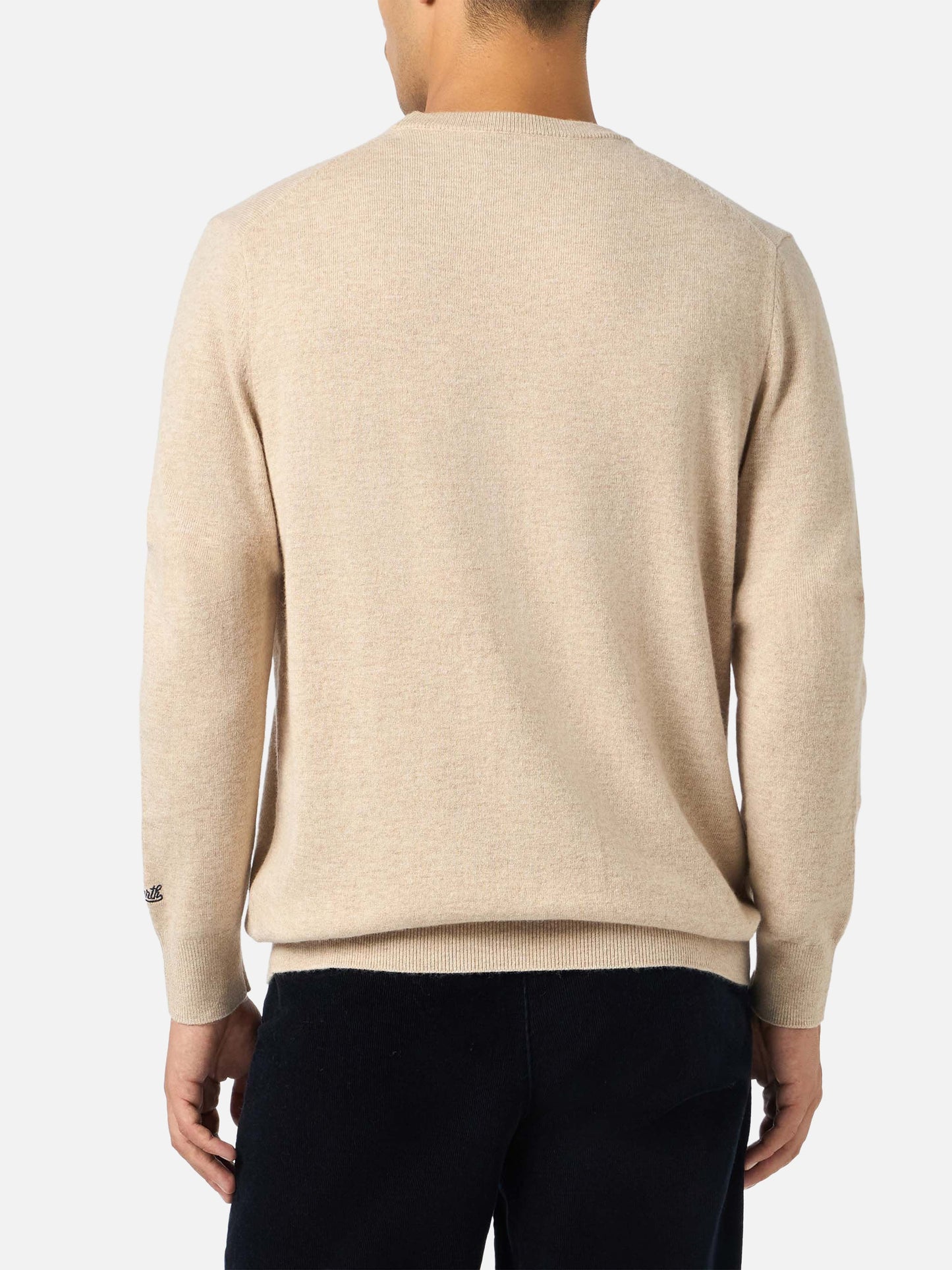 Man sweater Heron Light with Via della Spiga... embroidery | VACANZE DI NATALE SPECIAL EDITION