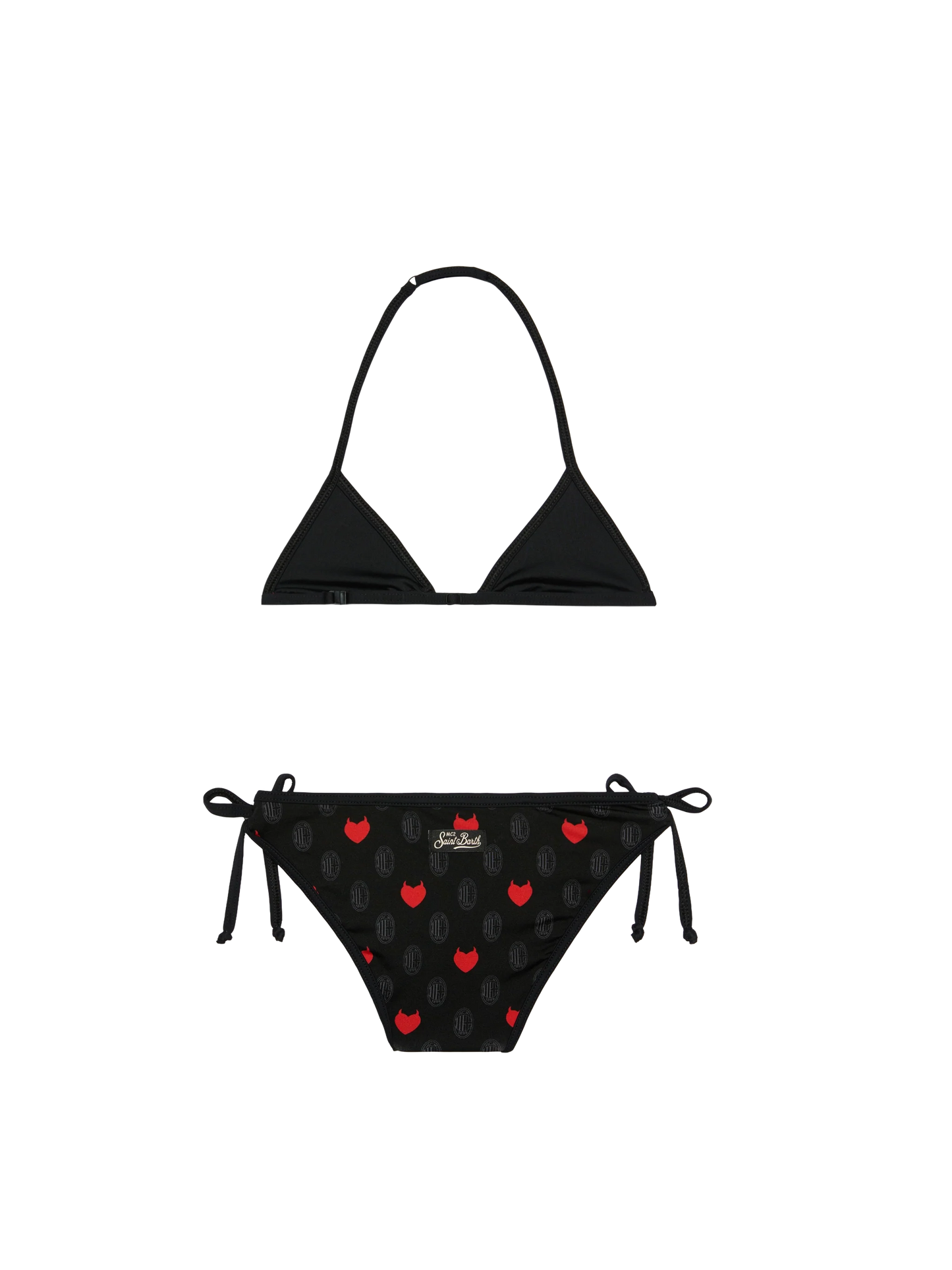 Triangle bikini Holly String with Milan print | AC MILAN SPECIAL EDITION