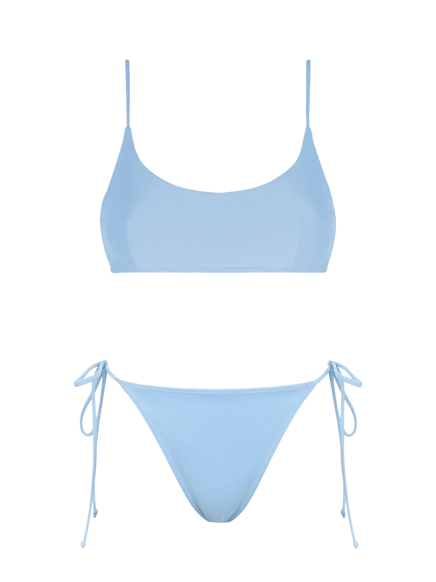 Woman light blue bralette bikini Judy Naomi