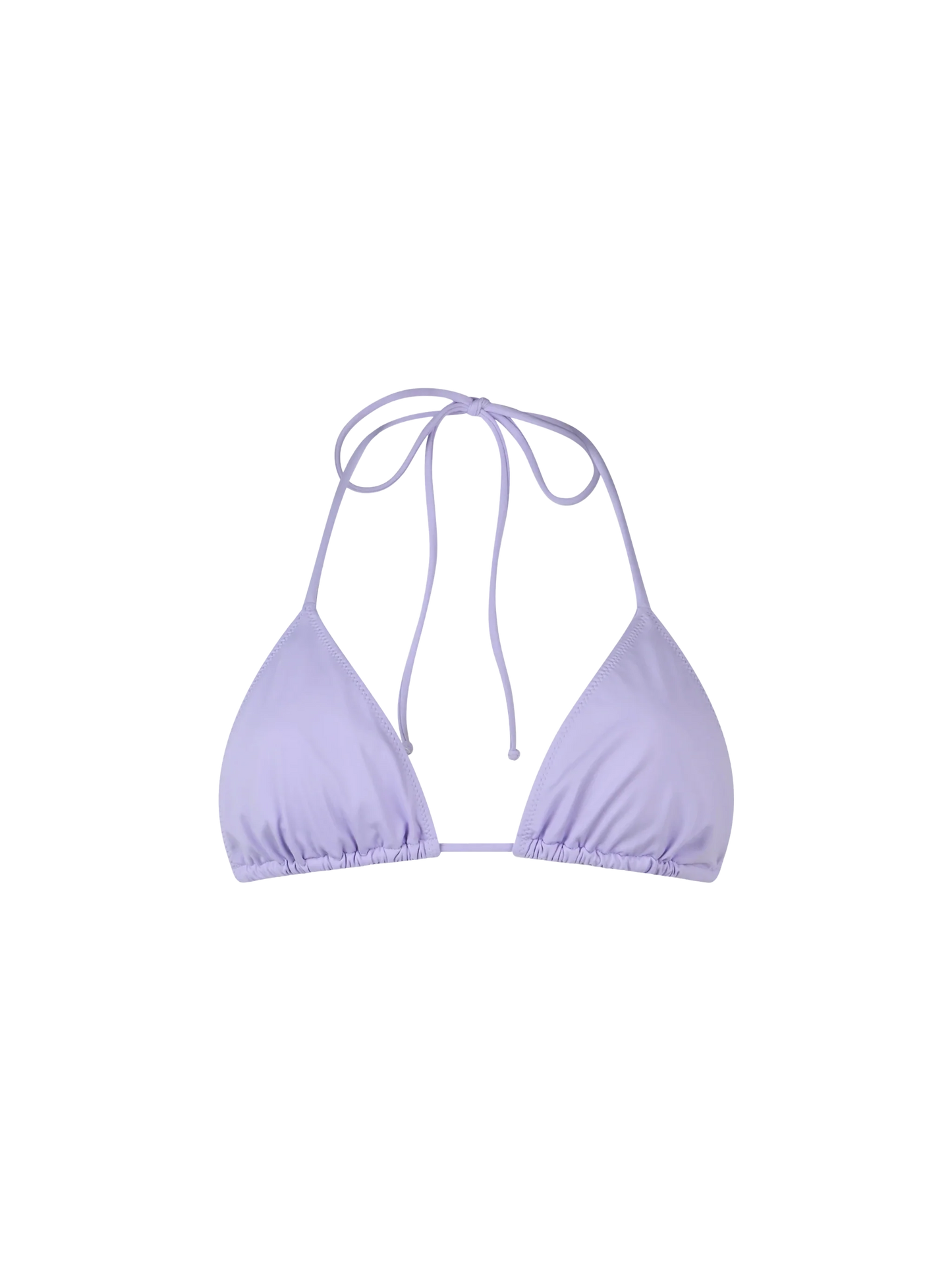 Woman lilac triangle top swimsuit Leah