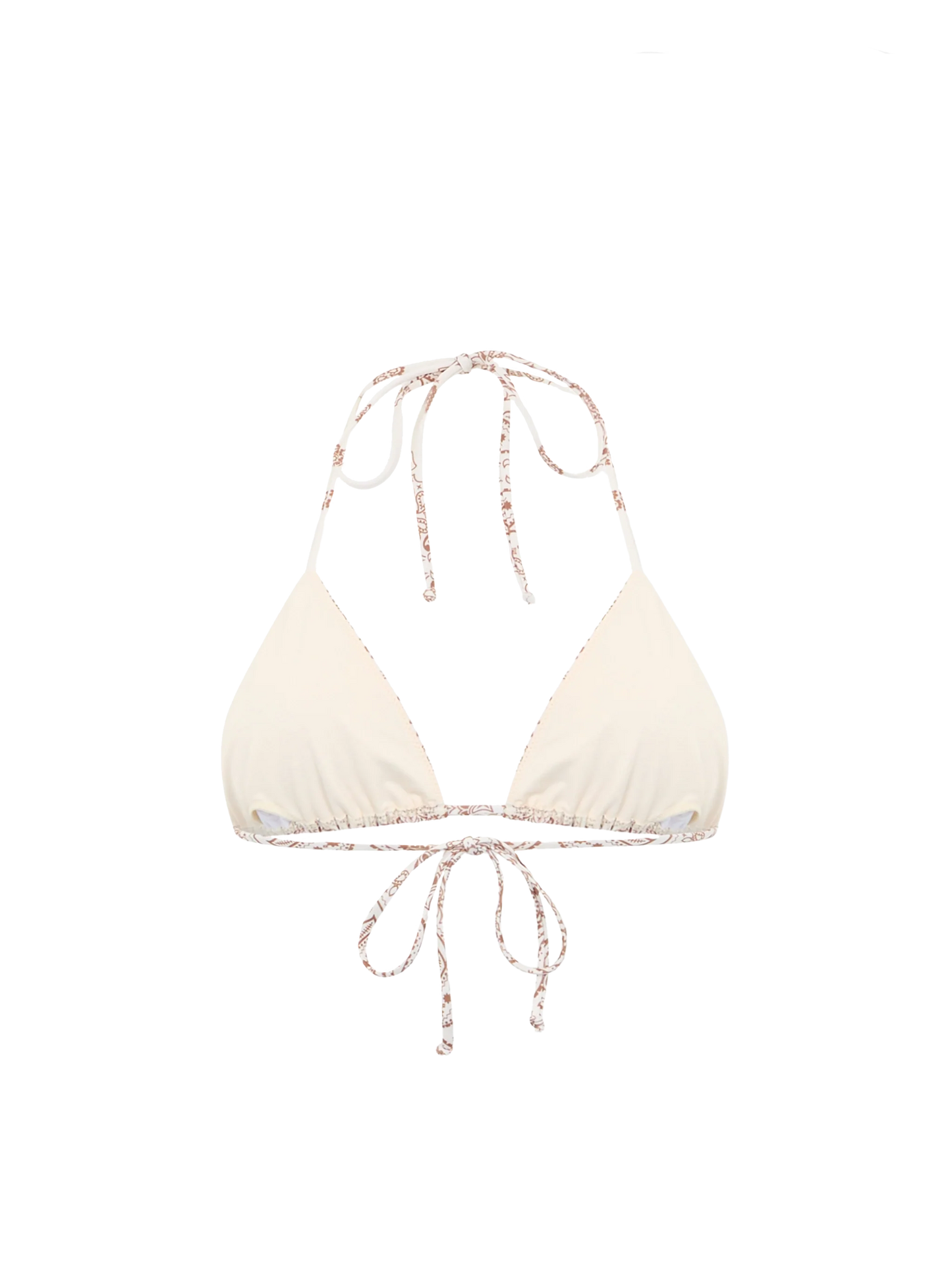 Woman bandanna triangle top swimsuit Leah