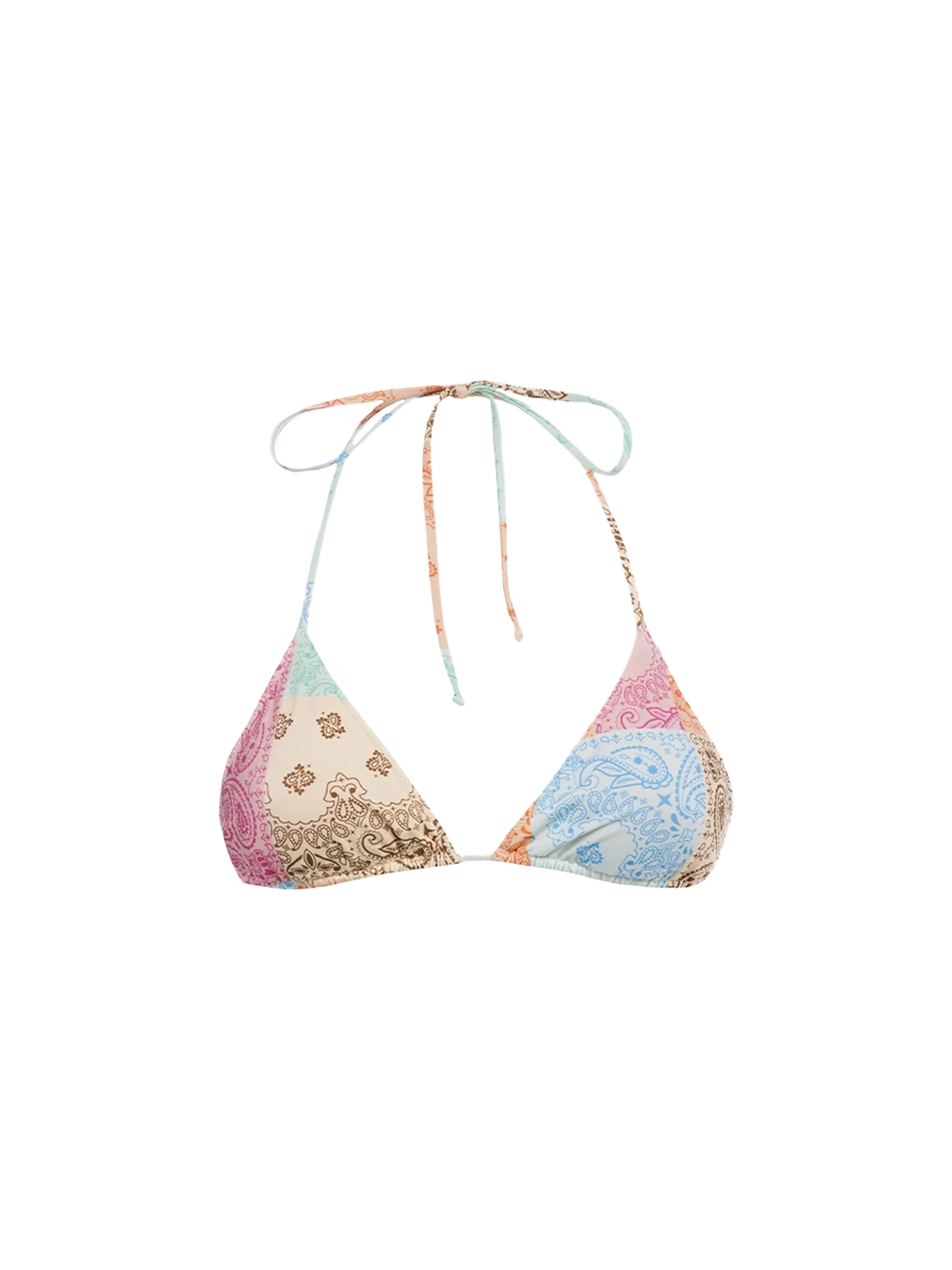 Woman bandanna triangle top swimsuit Leah