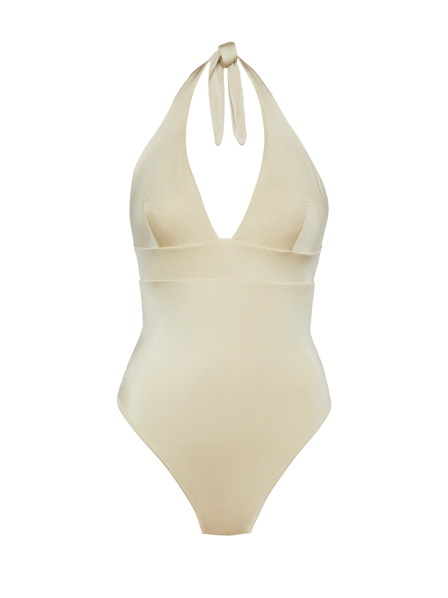 Marylin shimmer gold one-piece swimsuit