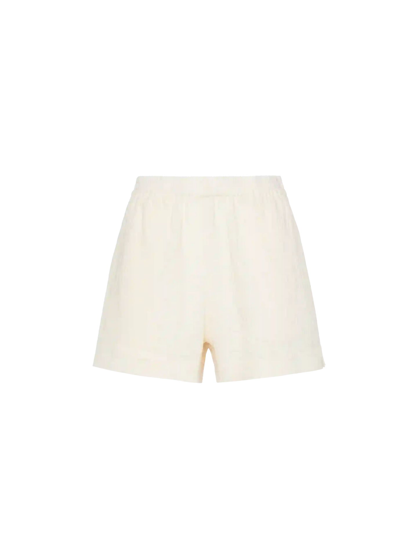 Meave cotton muslin pull up shorts