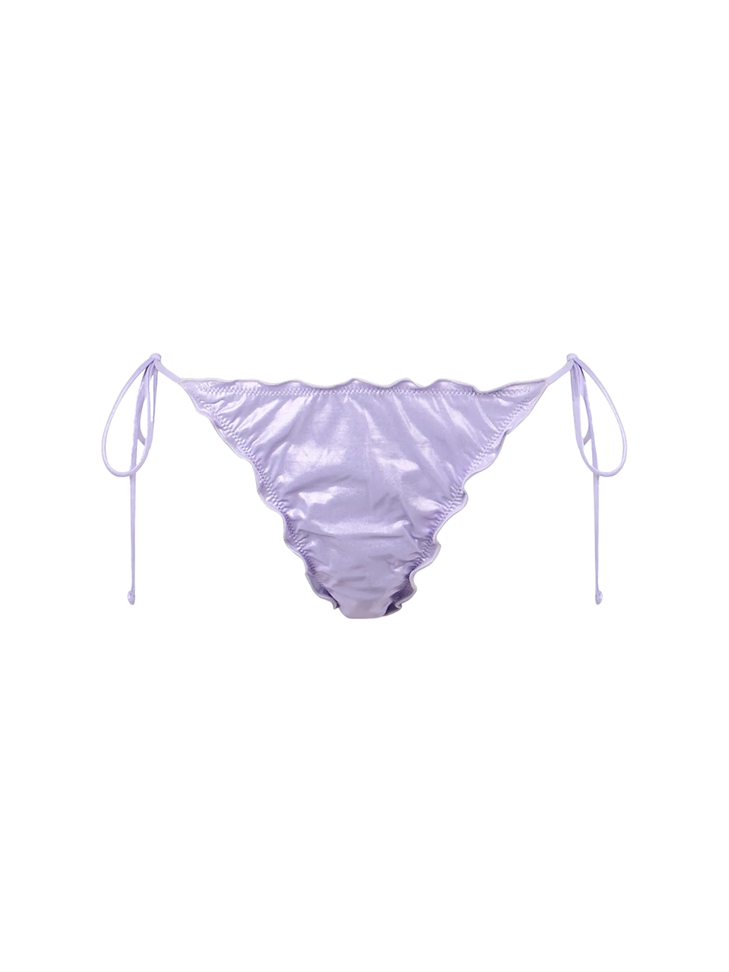 Woman lamina lilac cheeky swim briefs Miami