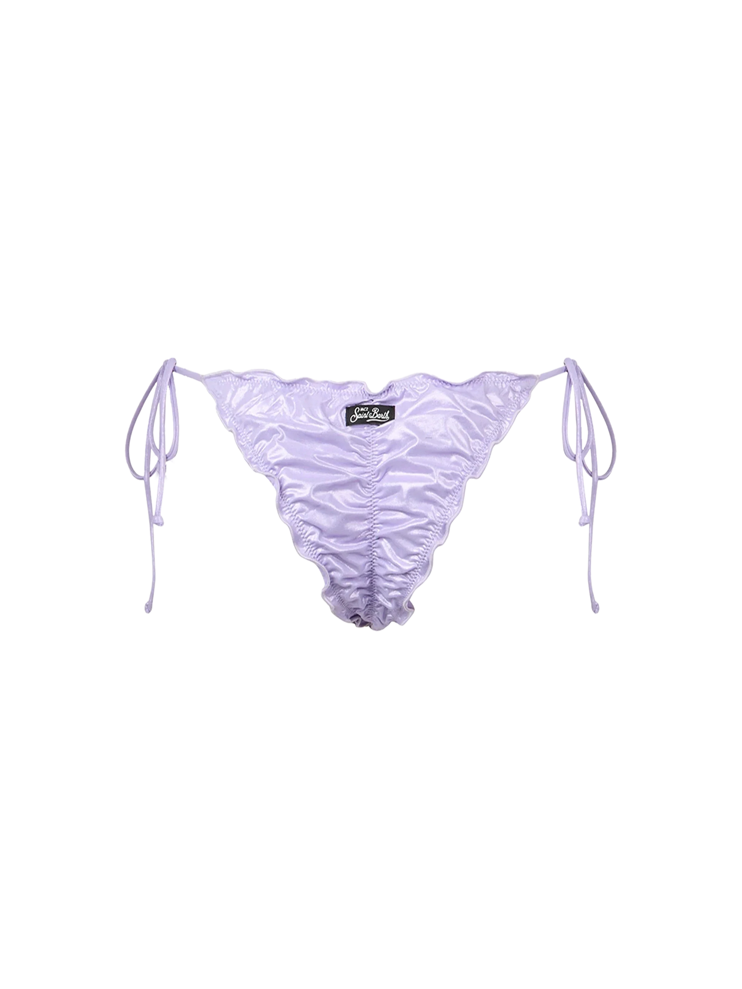Woman lamina lilac cheeky swim briefs Miami