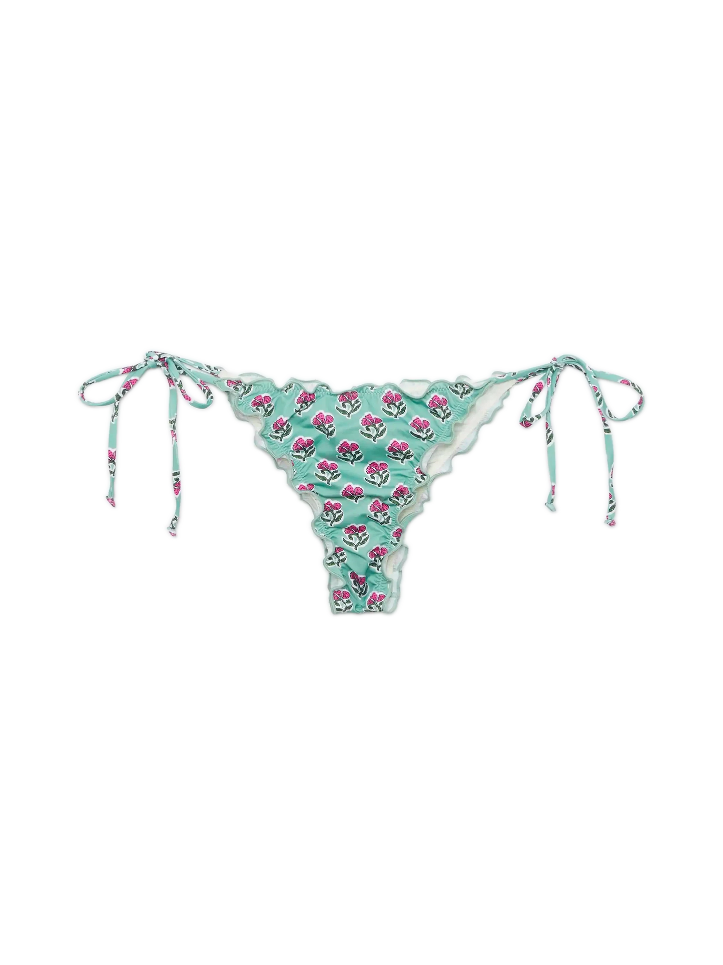 Miami cheeky swim briefs with floral print