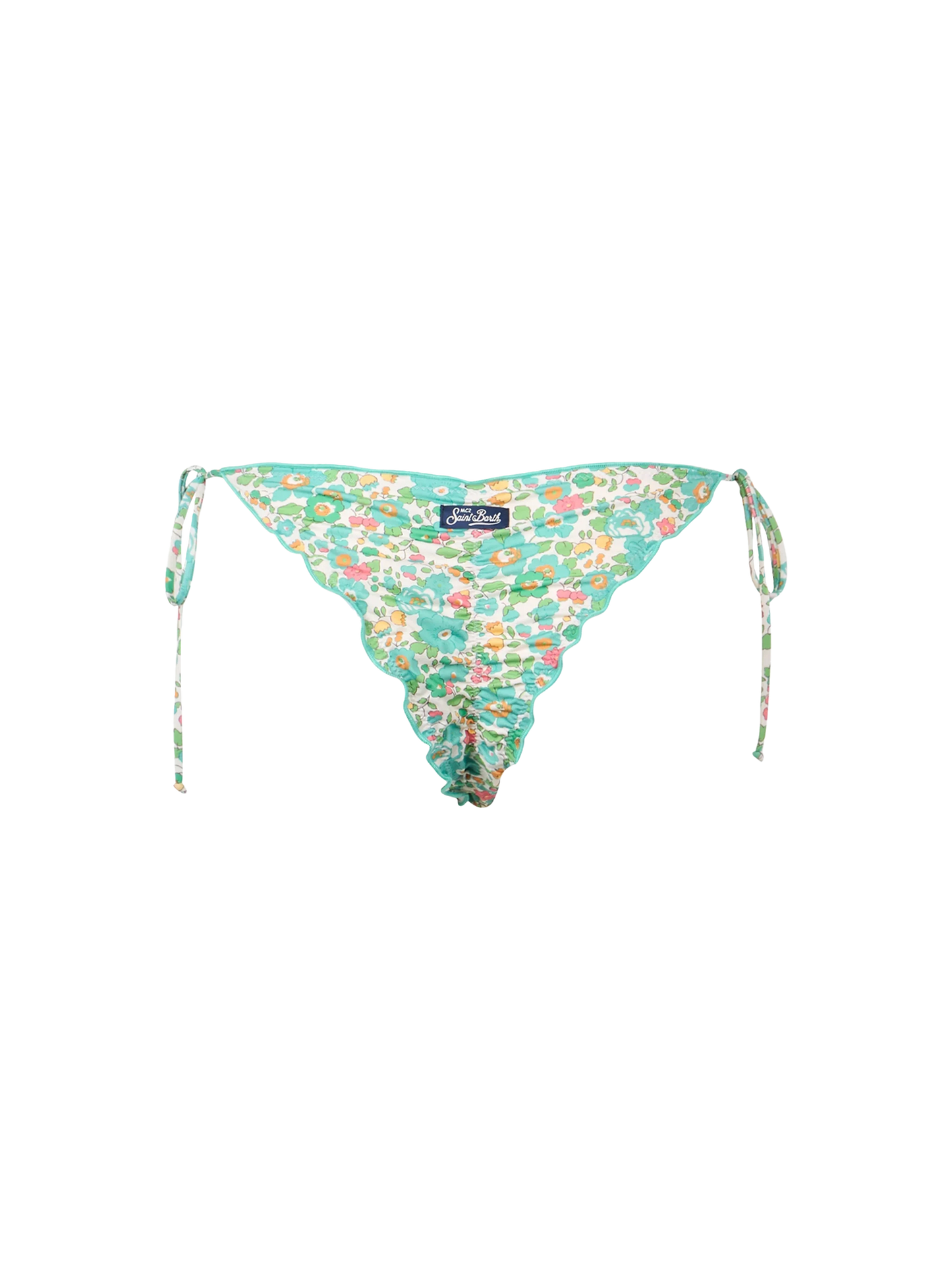 Woman Betsy cheeky swim briefs Miami | MADE WITH LIBERTY FABRIC