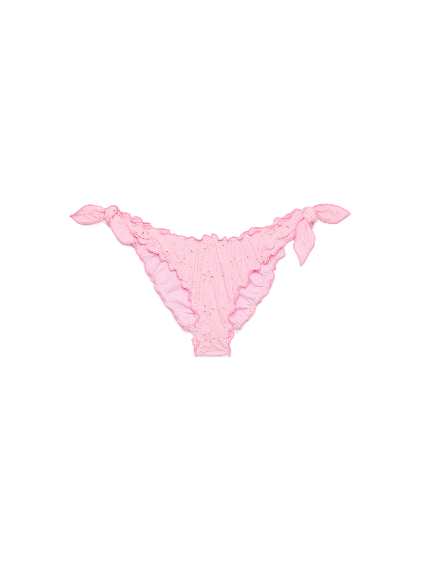 Moon pink Sangallo lace classic swim briefs