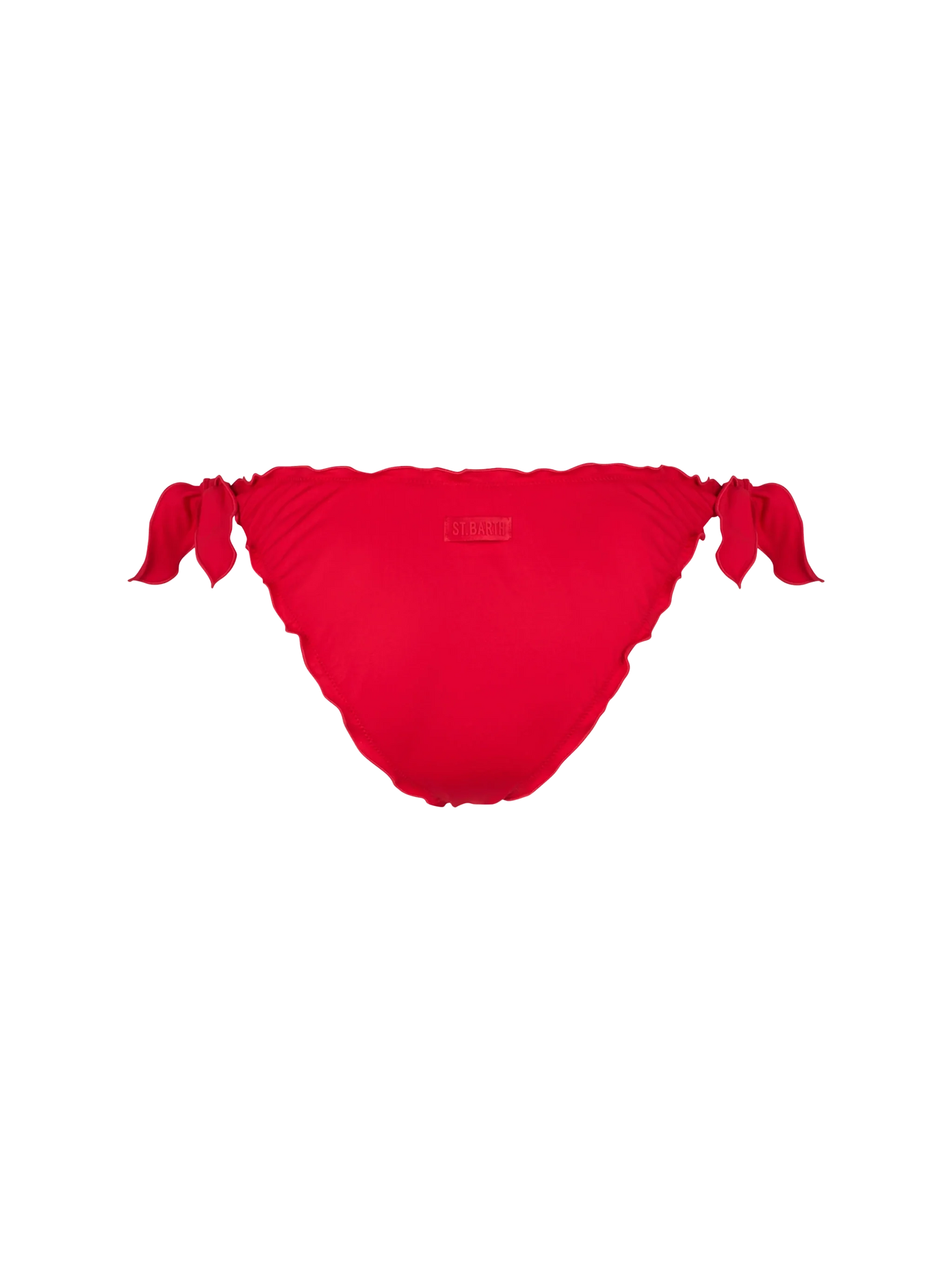 Woman red classic swim briefs Moon