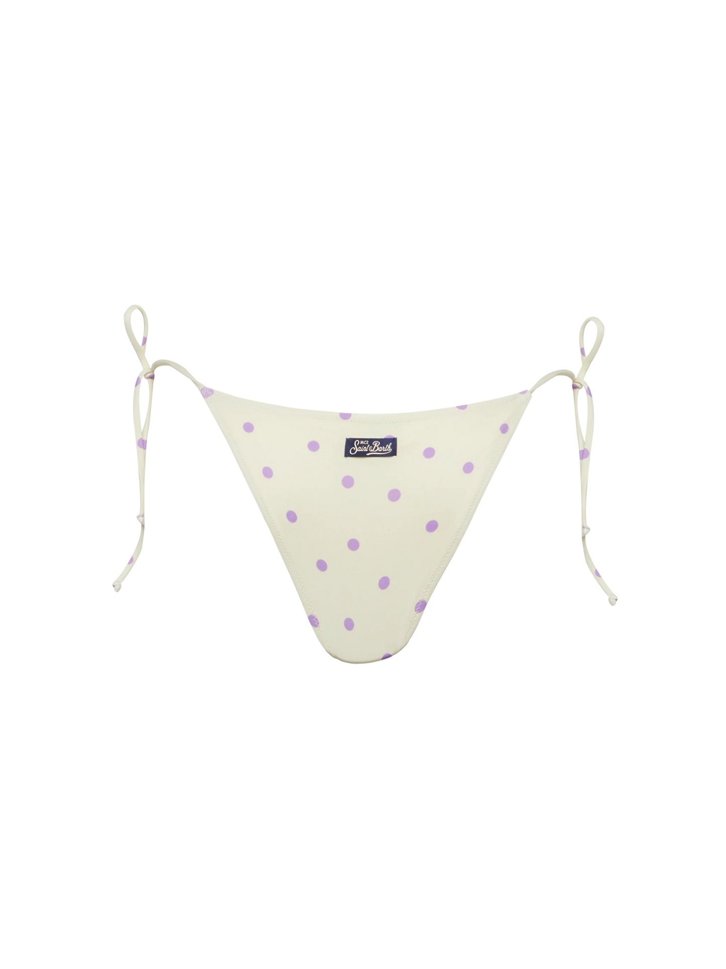 Marielle classic swim briefs with polka dots print