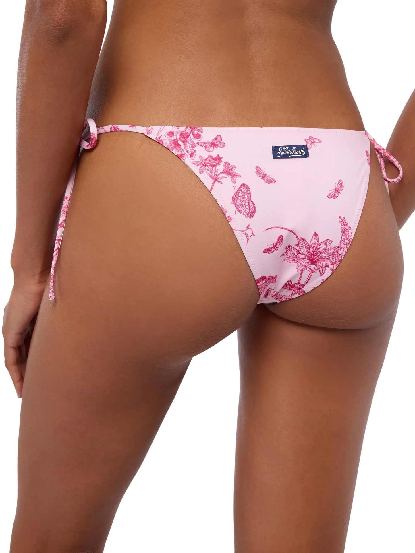 Marielle classic swim briefs with toile de jouy print