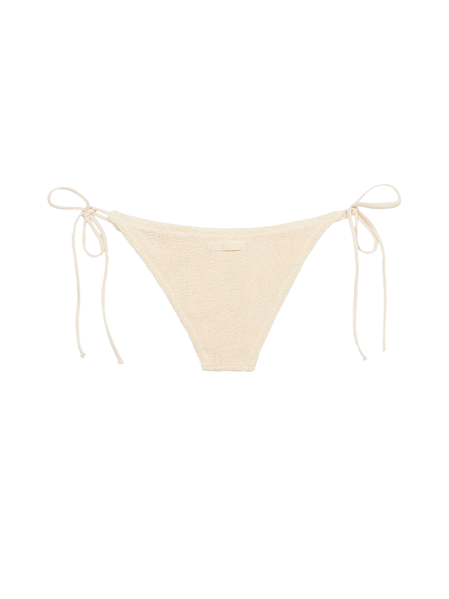 Woman beige classic crinkle swim briefs Marielle