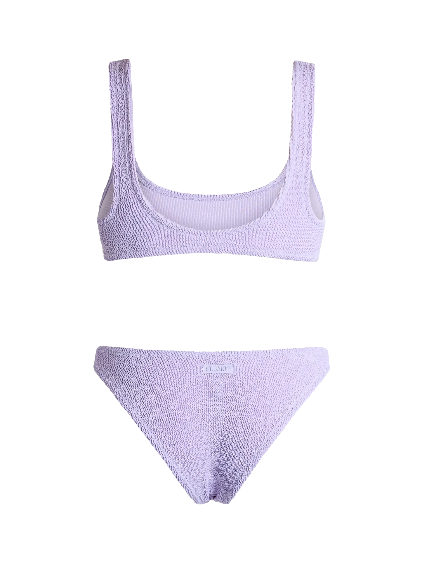 Woman lilac classic crinkle bikini Naima Elise