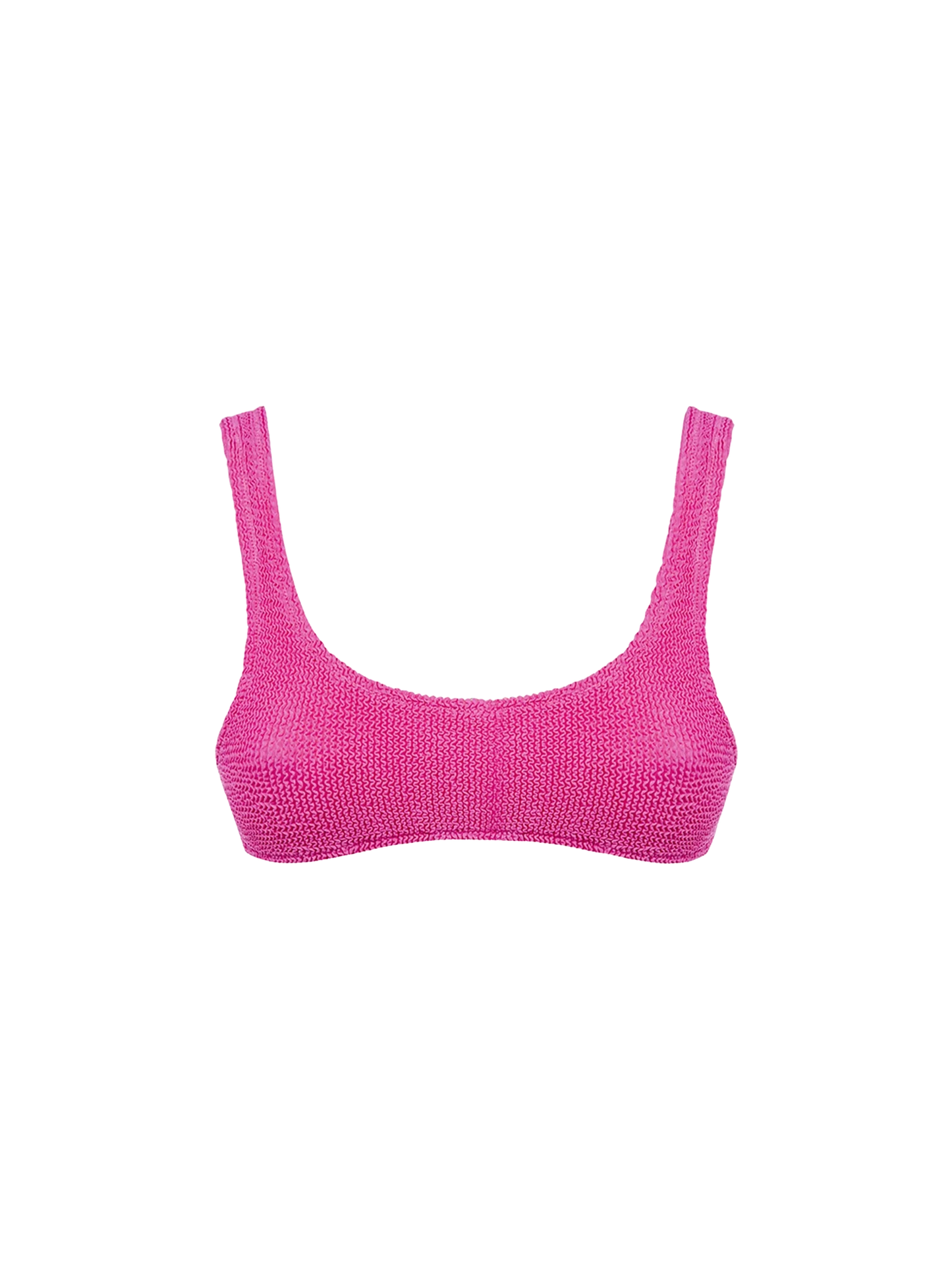 Woman pink classic crinkle bralette Naima