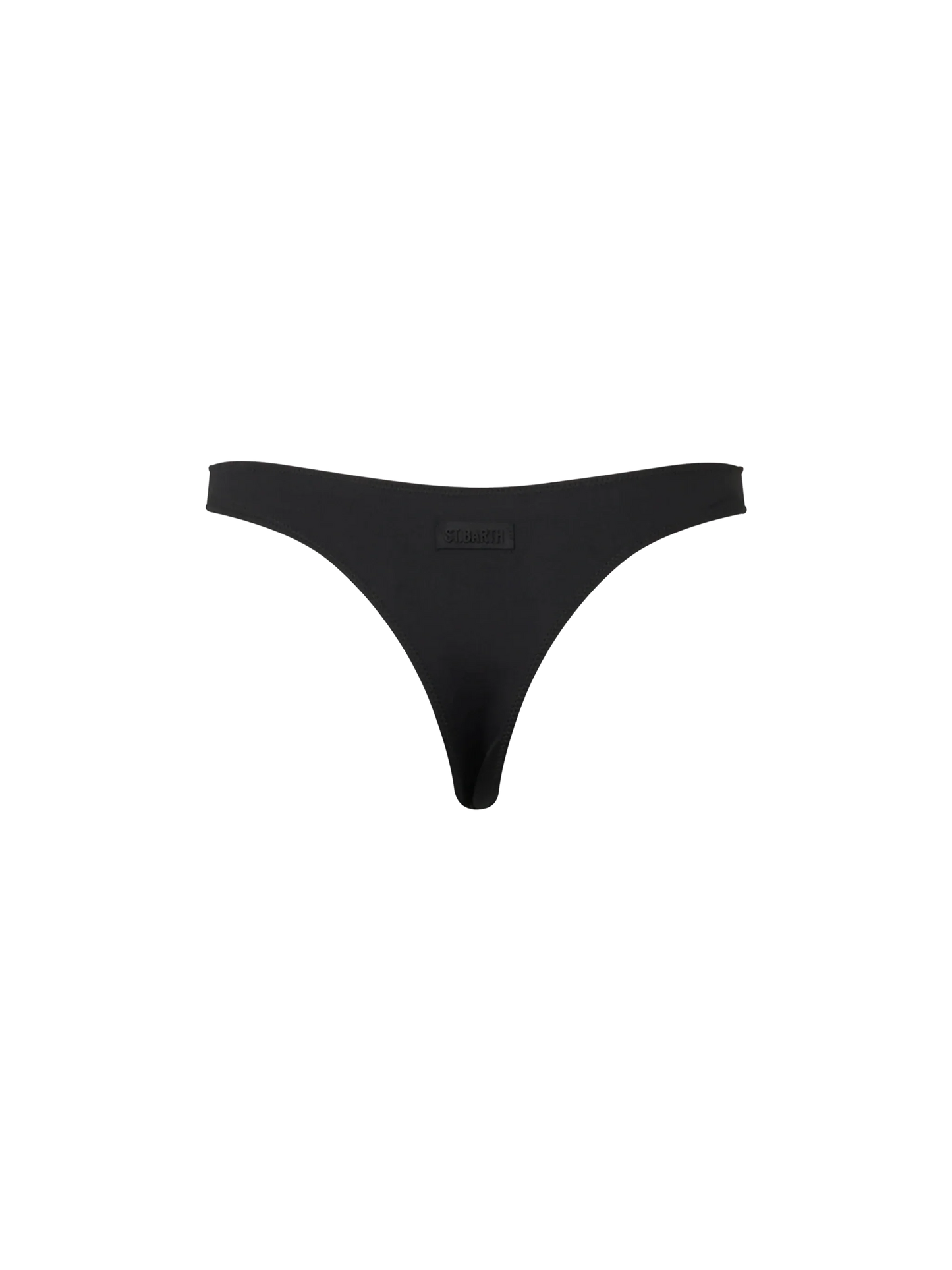 Woman black cheeky swim briefs Naomi