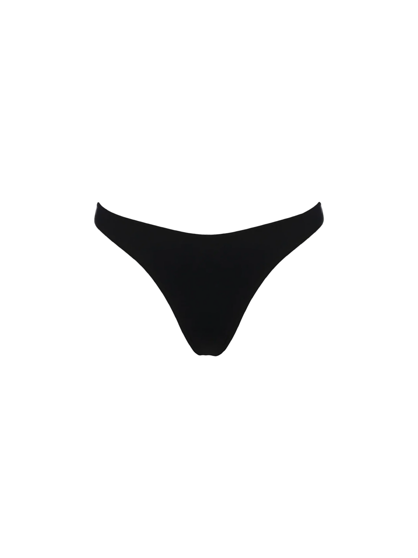 Woman black cheeky swim briefs Naomi