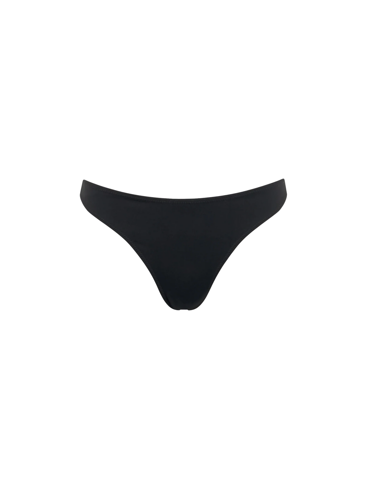 Woman black cheeky swim briefs Naomi