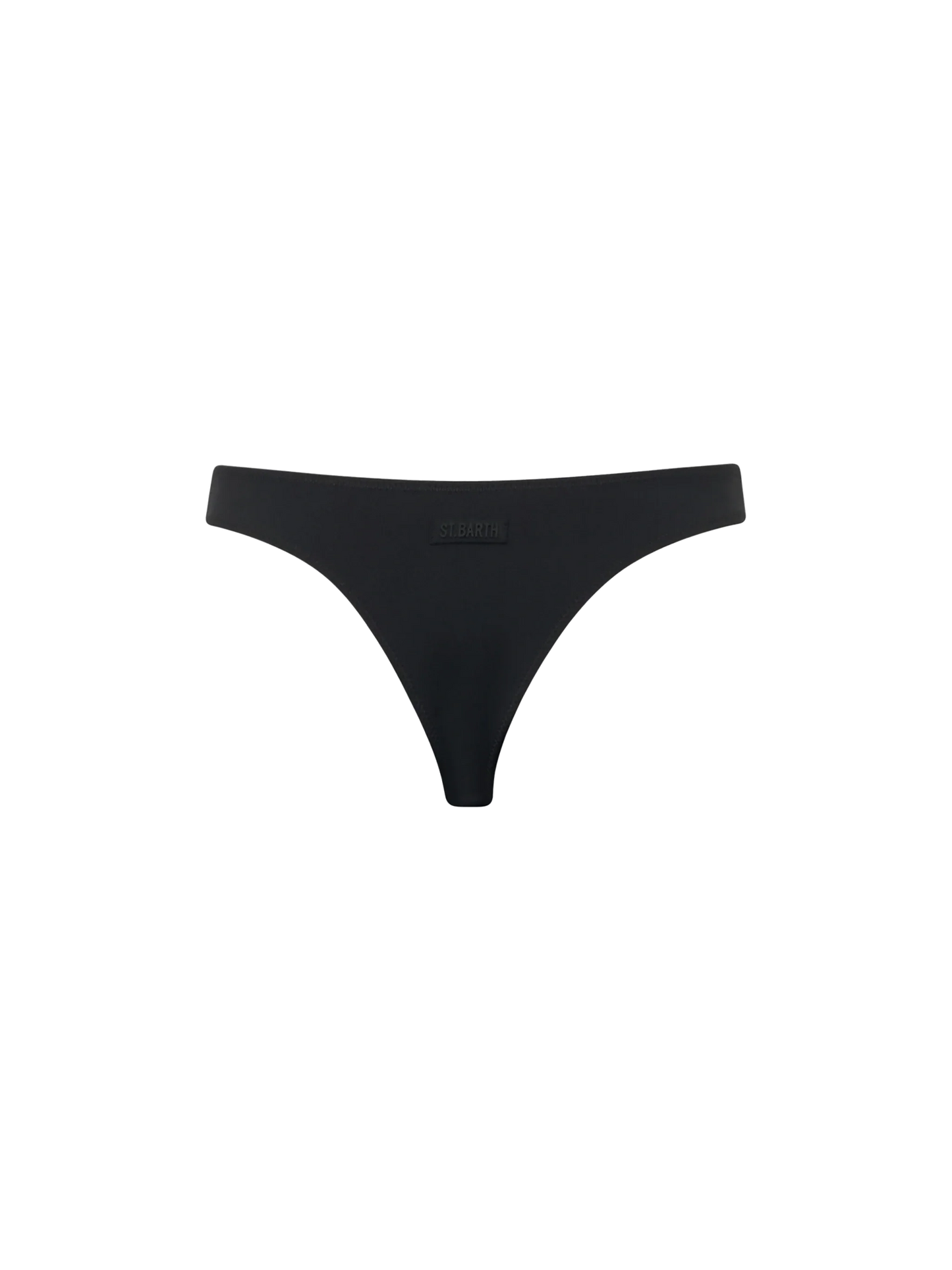 Woman black cheeky swim briefs Naomi