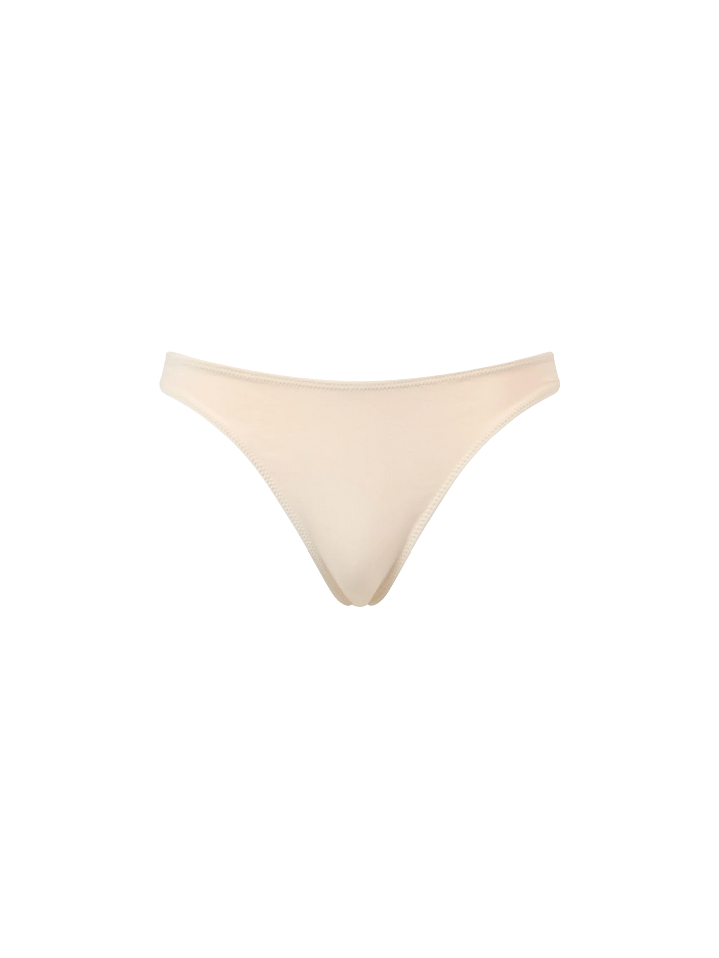 Woman beige cheeky swim briefs Naomi