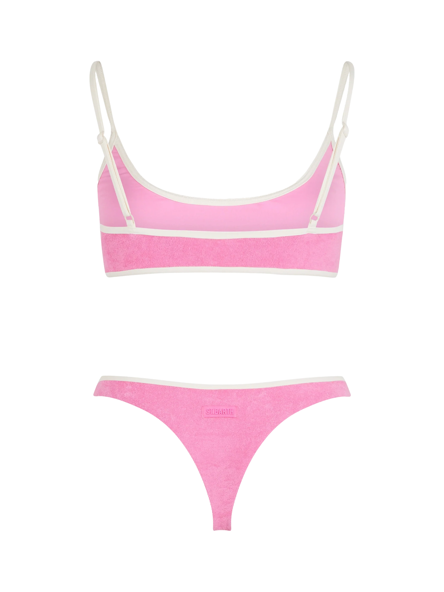 Woman terry bralette bikini Judy Naomi with piping