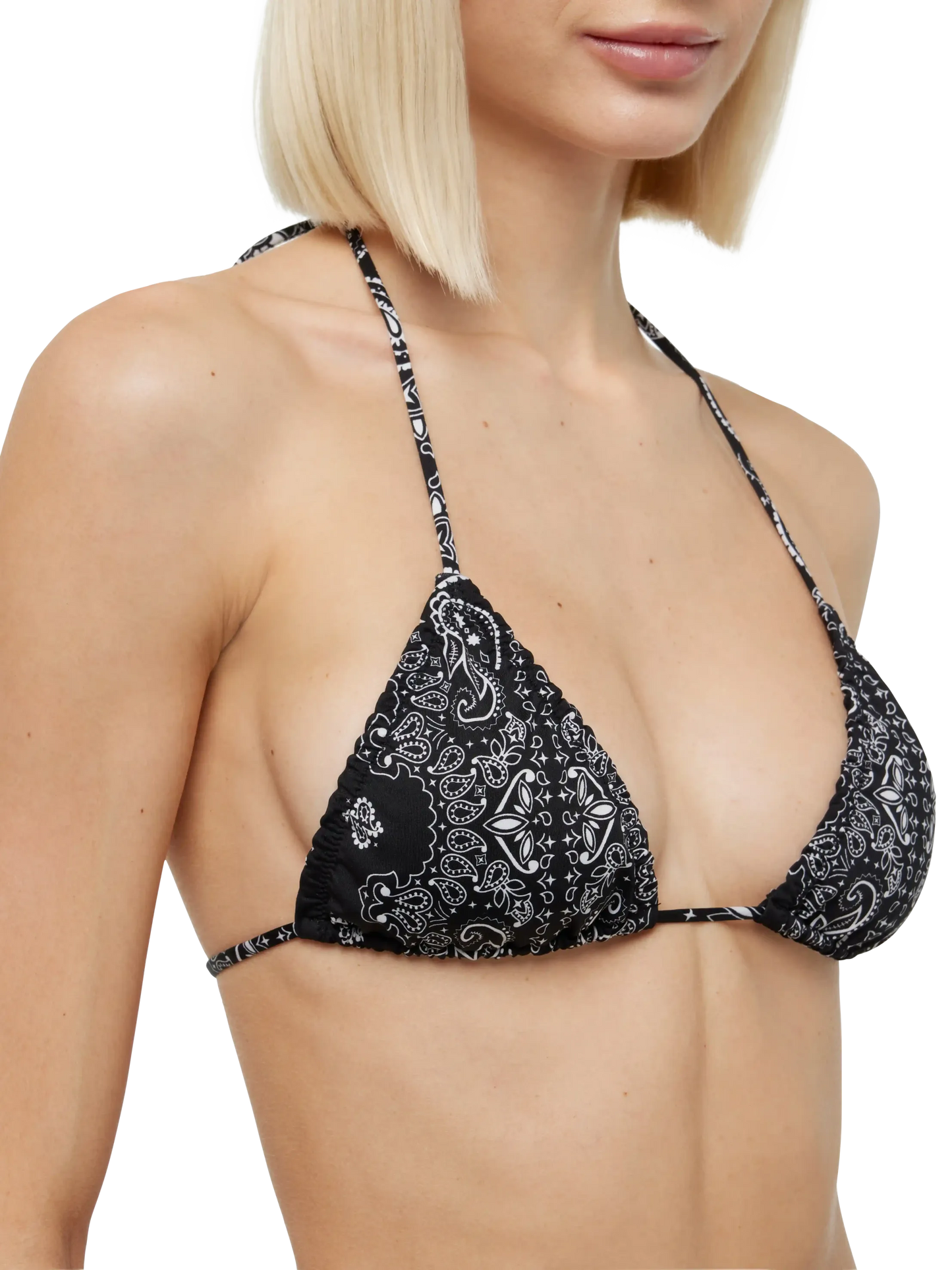 Nilly classic triangle top with bandanna print