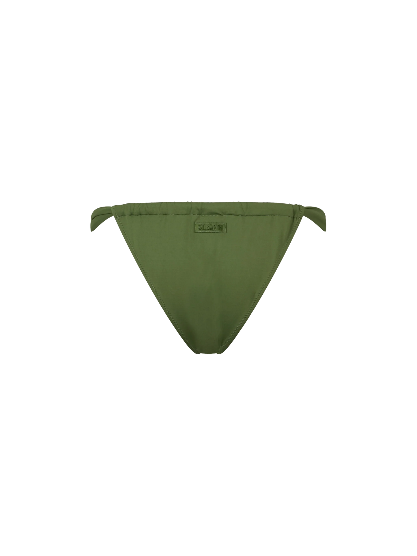 Woman military green cheekiest swim briefs Noelle