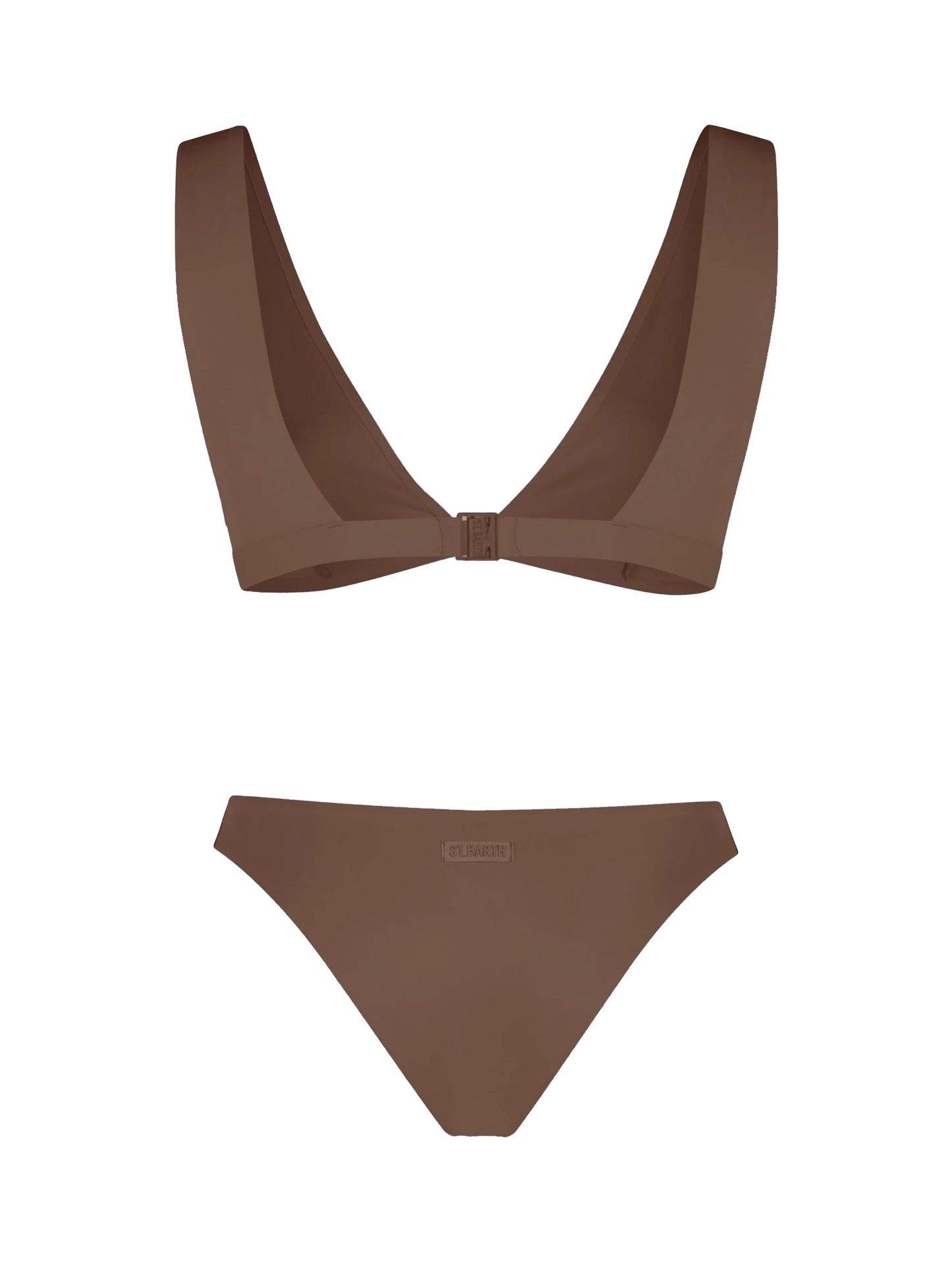 Woman brown heatsealed scooped bikini Ofelia Reanna