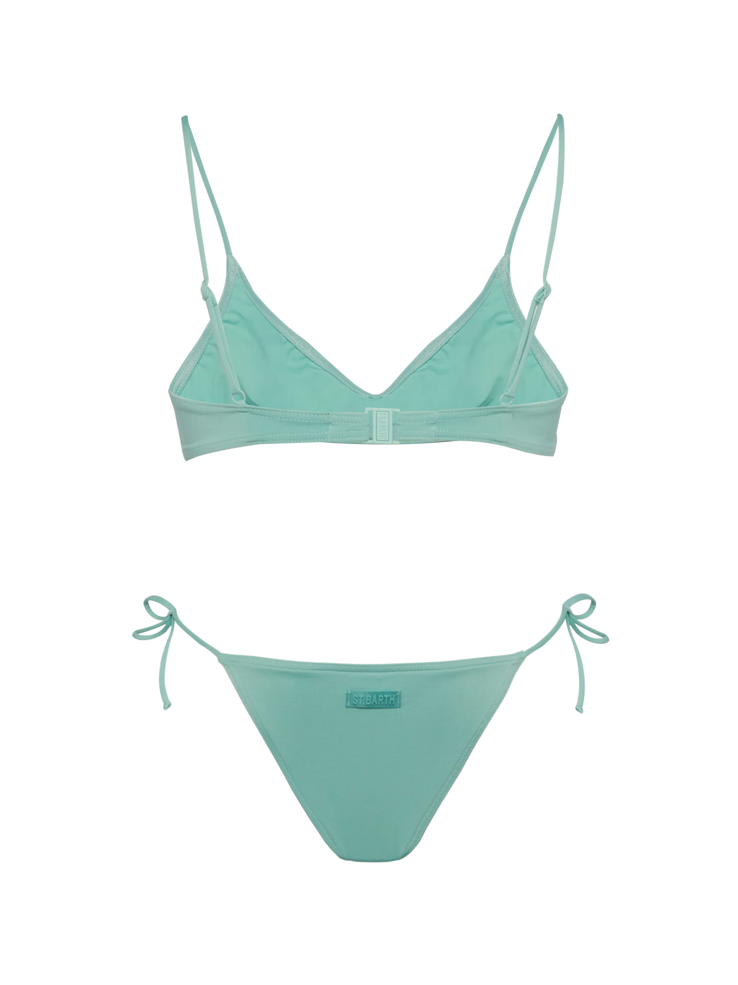 Paloma Marielle sage green bikini with scoop bralette top and classic briefs