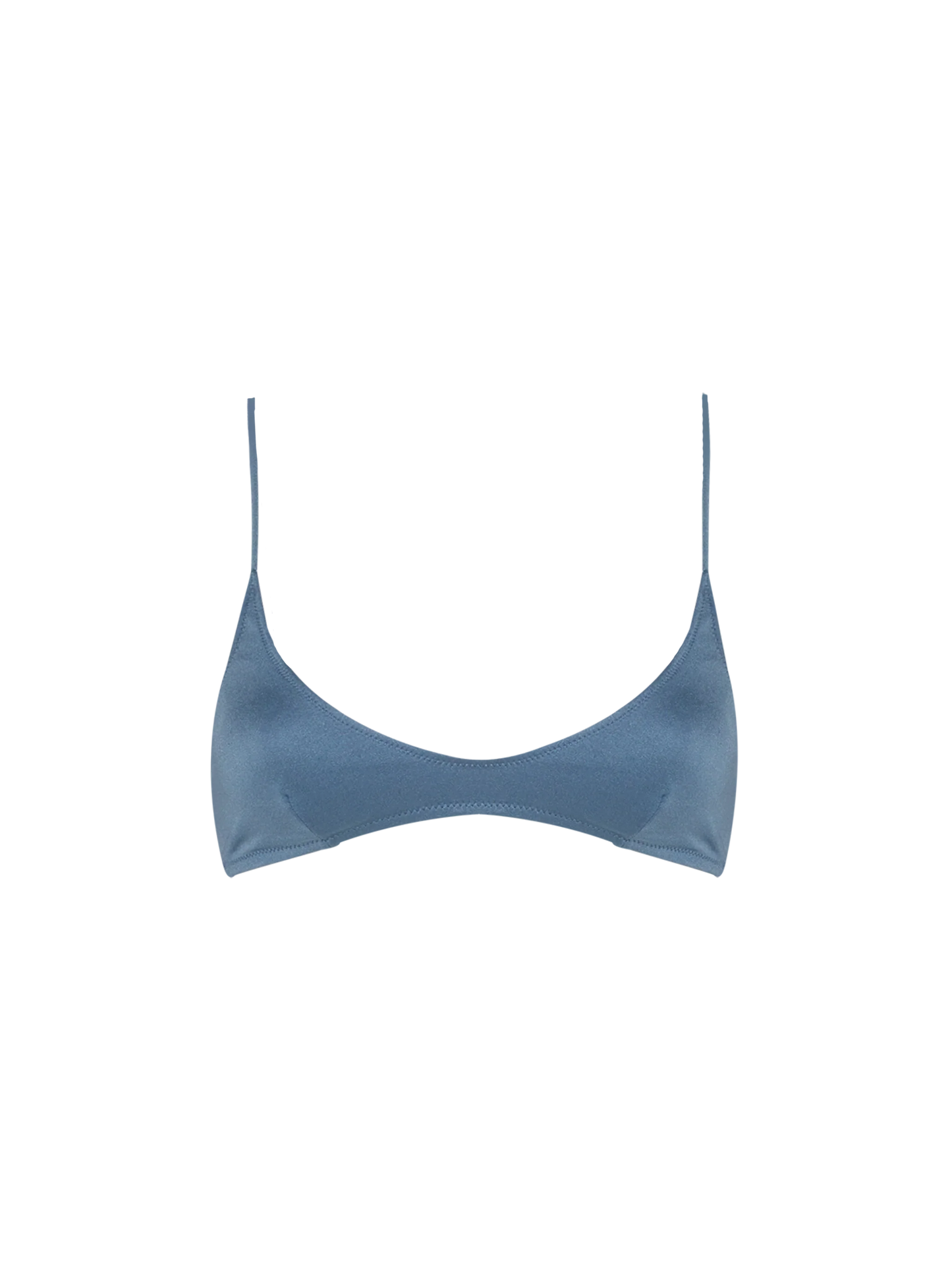 Paloma shimmer blue avio scoop bralette