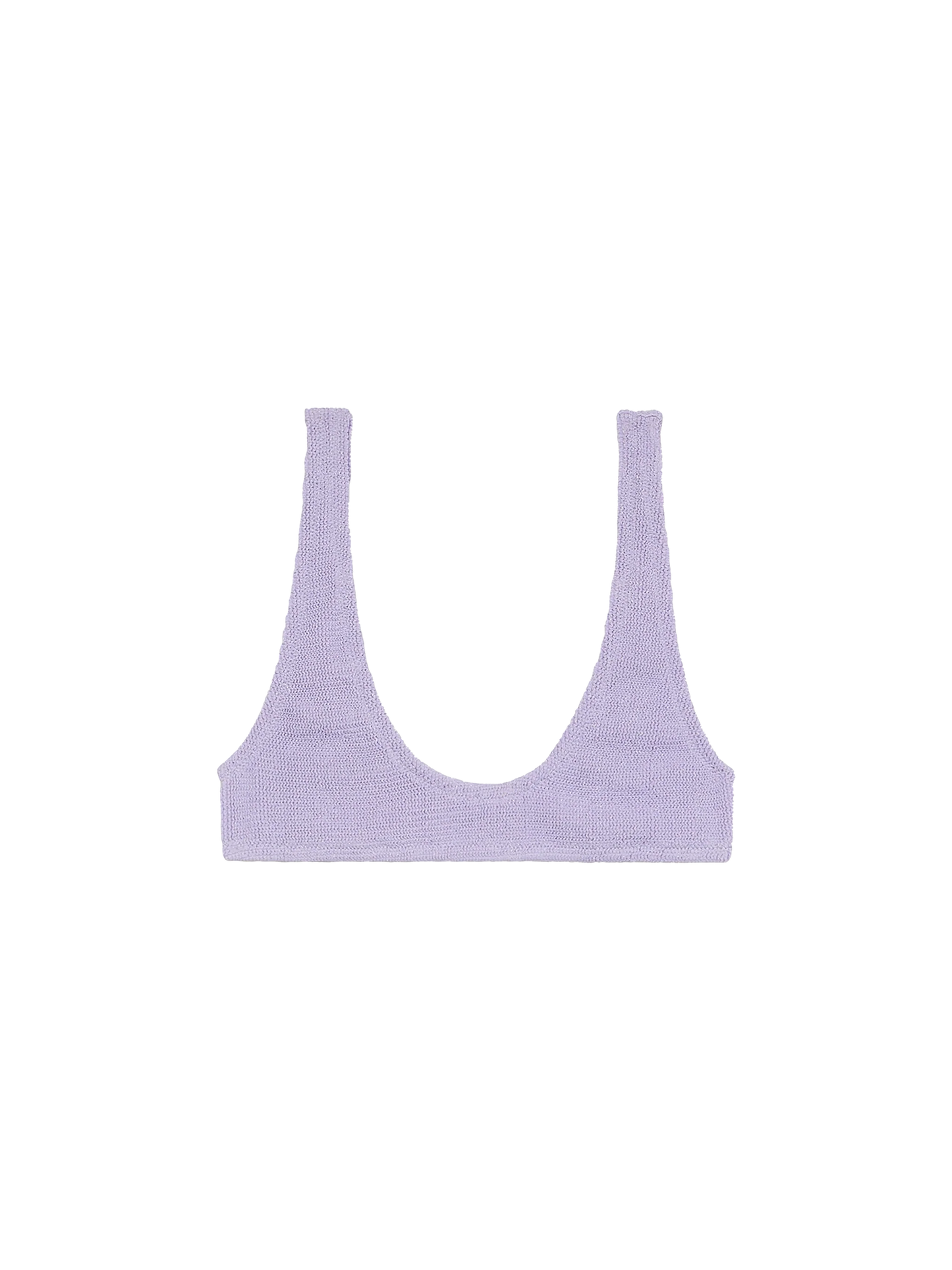 Woman lilac lurex tiny crinkle bralette Pamy