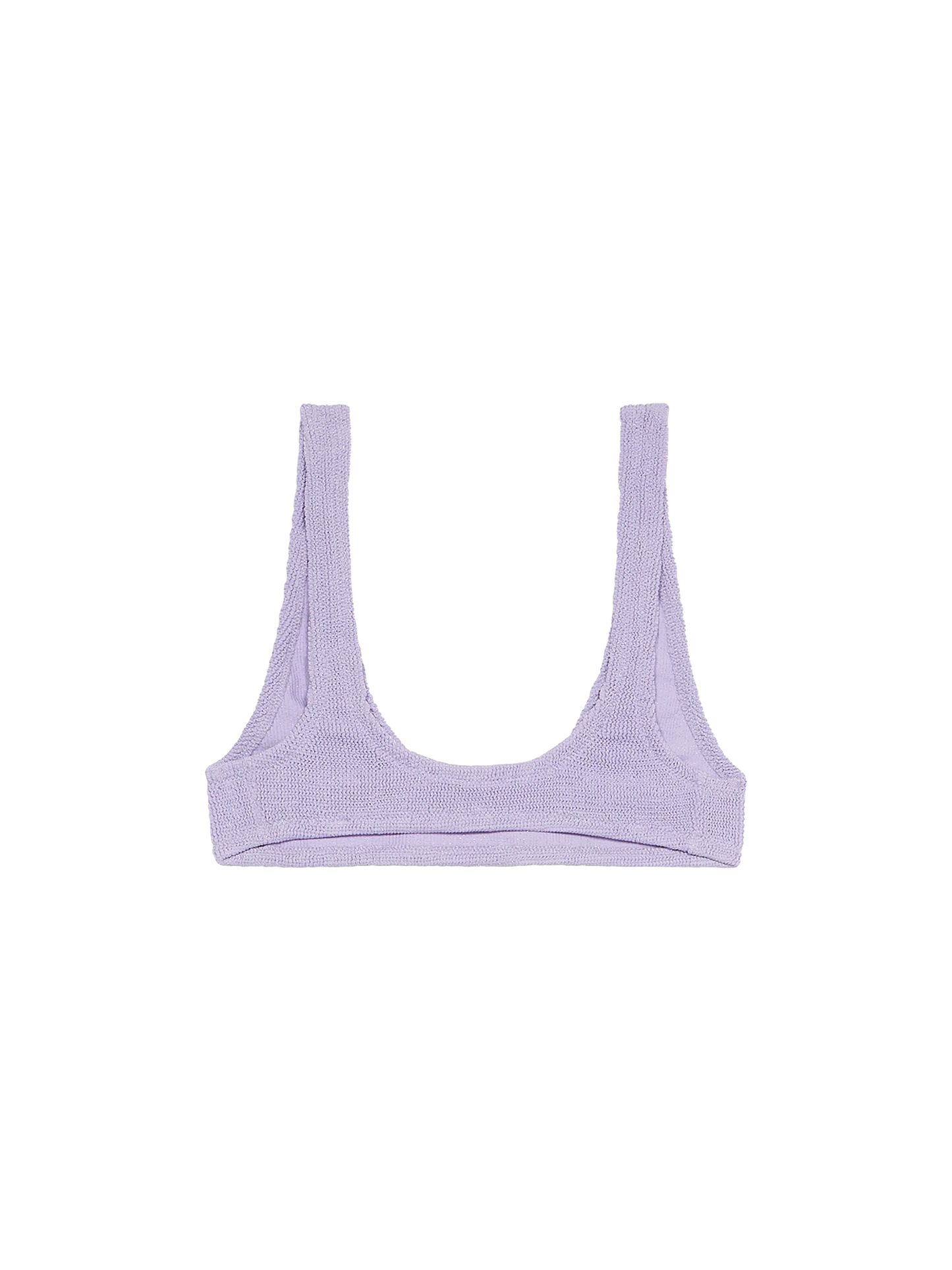 Woman lilac lurex tiny crinkle bralette Pamy
