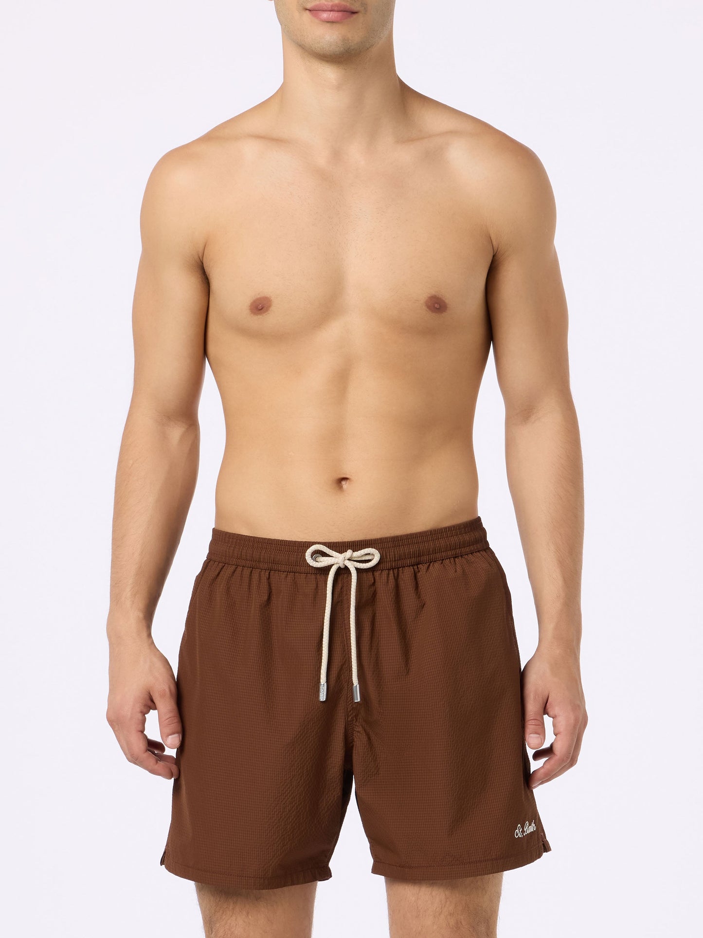 Seersucker classic light swim shorts Patmos