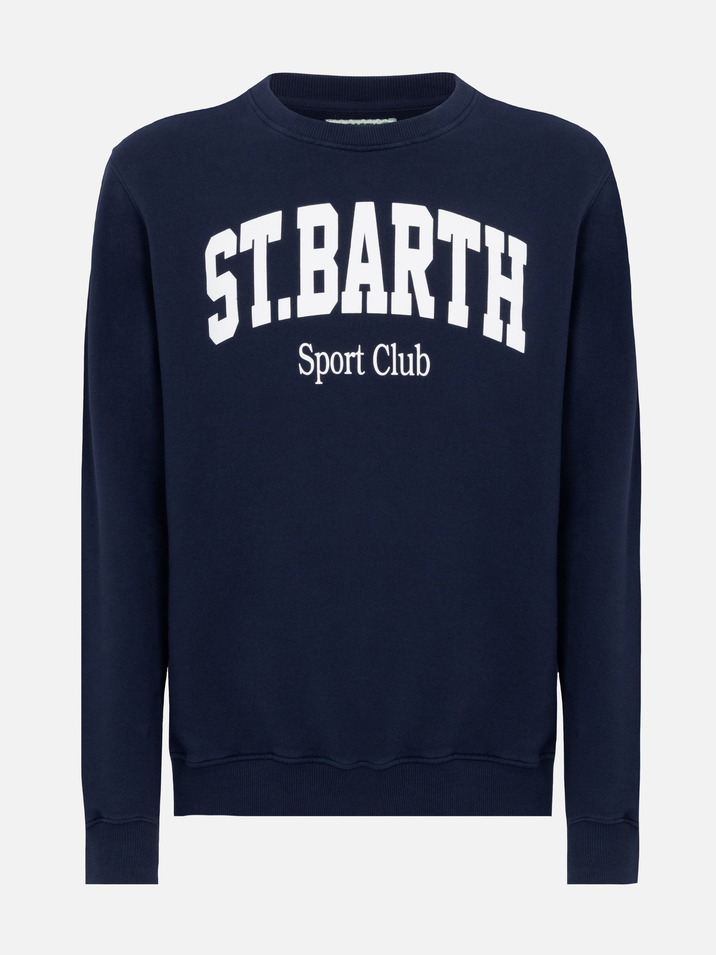 Ponza crewneck cotton sweatshirt with St. Barth Sport Club print