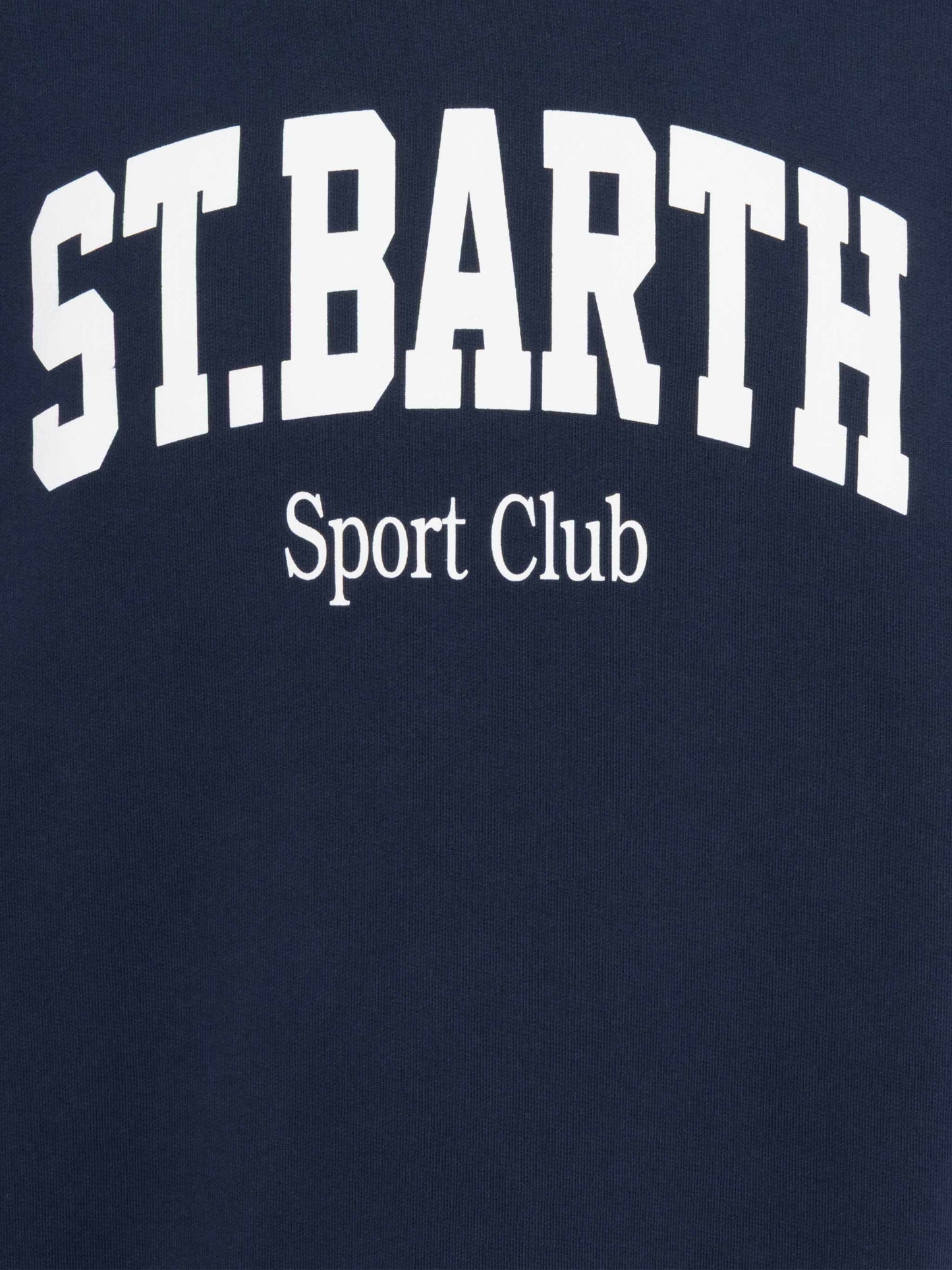 Ponza crewneck cotton sweatshirt with St. Barth Sport Club print