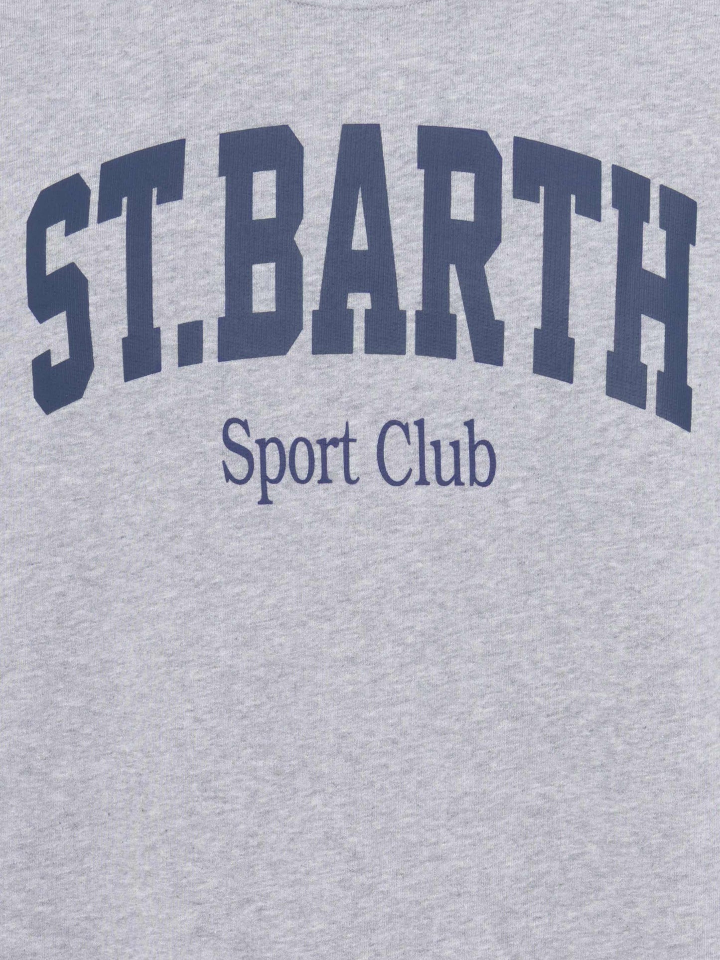 Ponza crewneck cotton sweatshirt with St. Barth Sport Club print