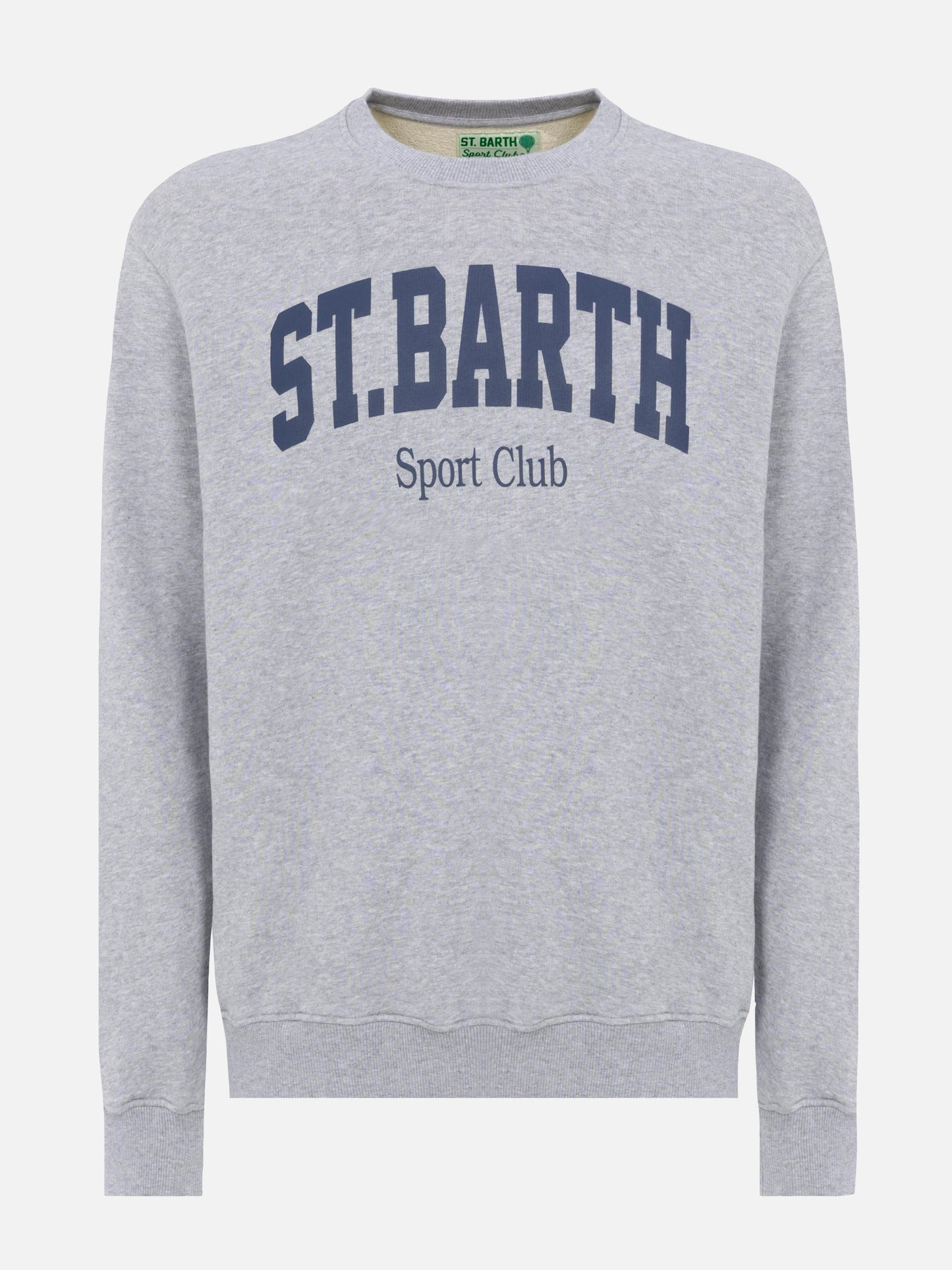 Ponza crewneck cotton sweatshirt with St. Barth Sport Club print